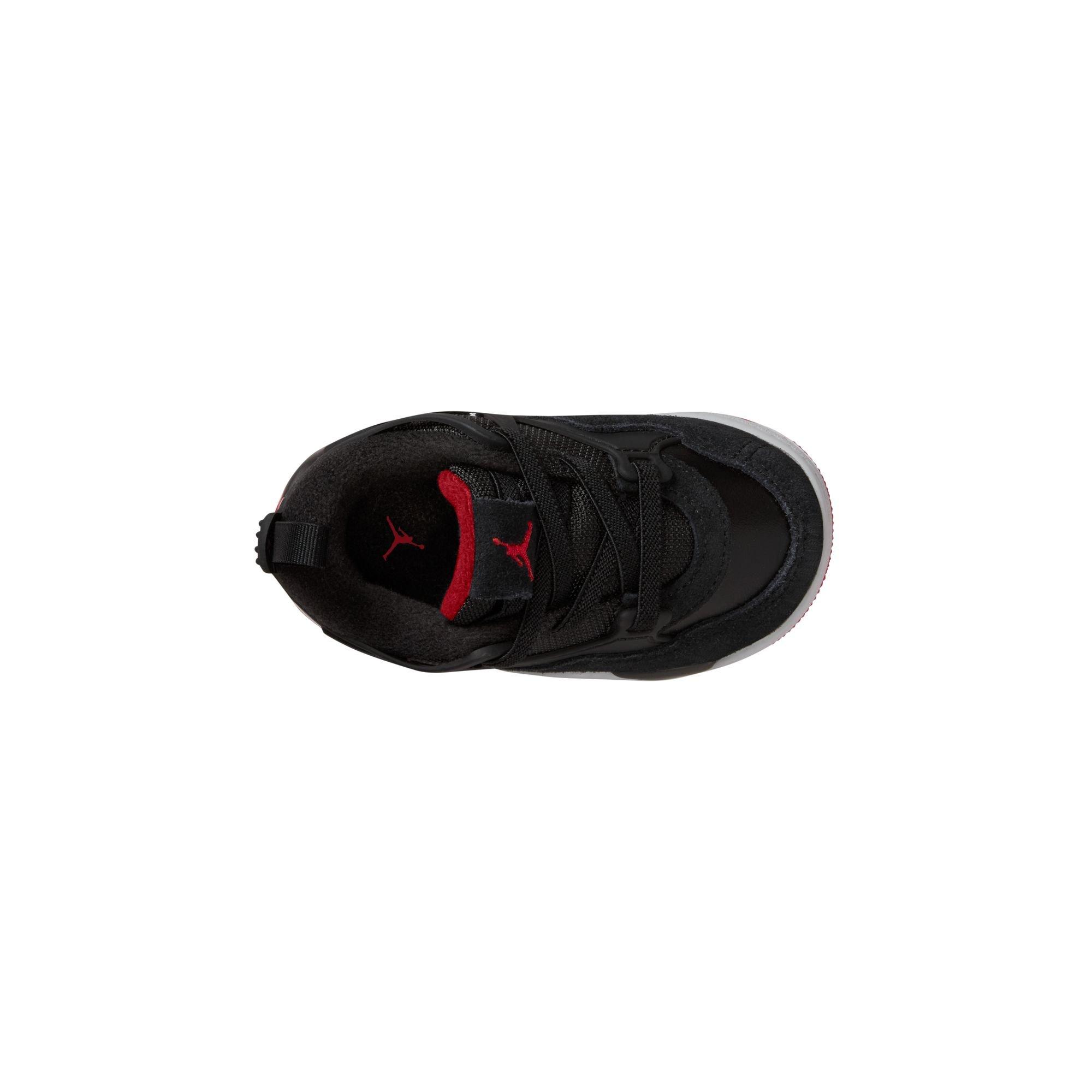 Jordan 4 RM Toddler Boys' "Black/Varsity Red/Wolf Grey/White" Shoe​