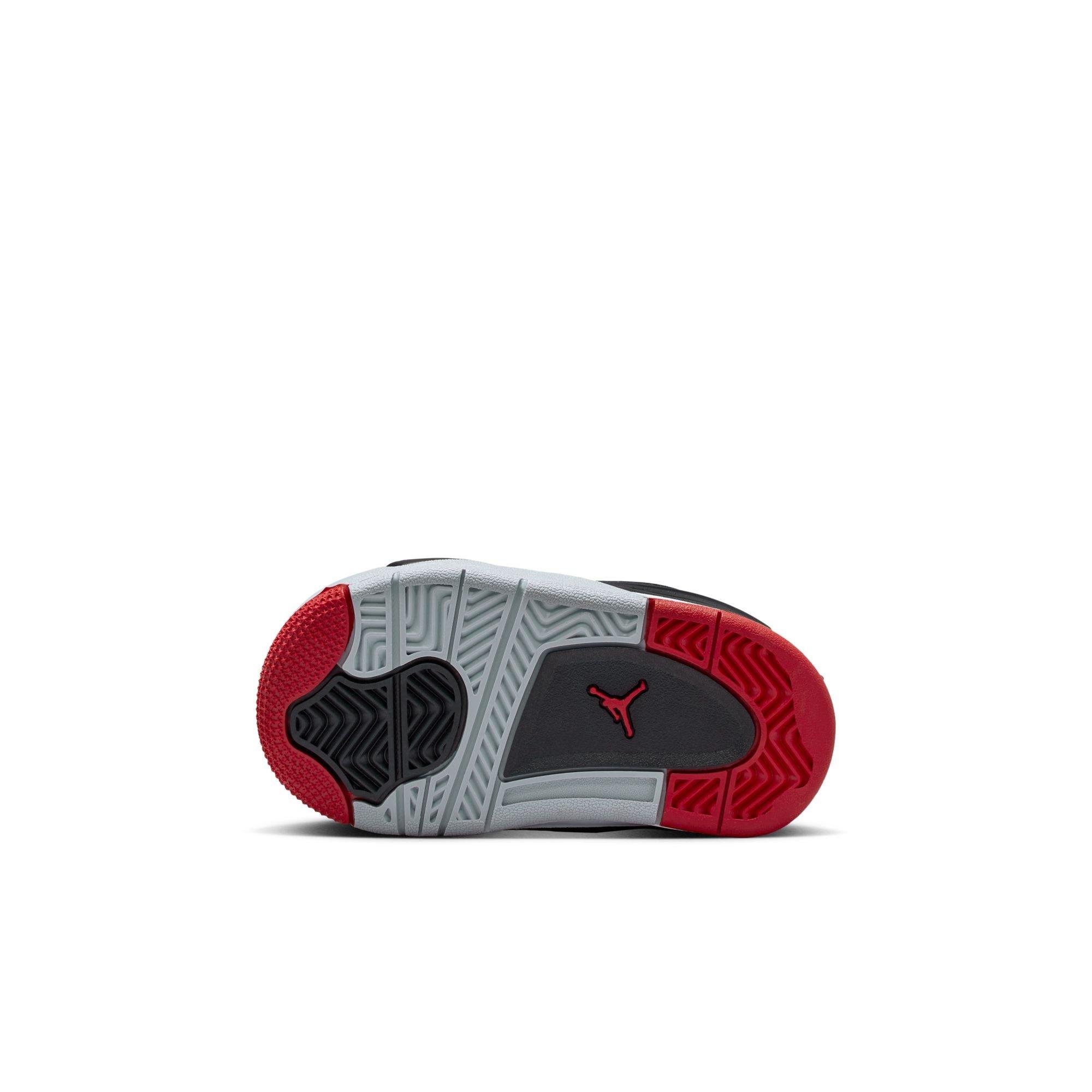 Jordan 4 RM Toddler Boys' "Black/Varsity Red/Wolf Grey/White" Shoe​