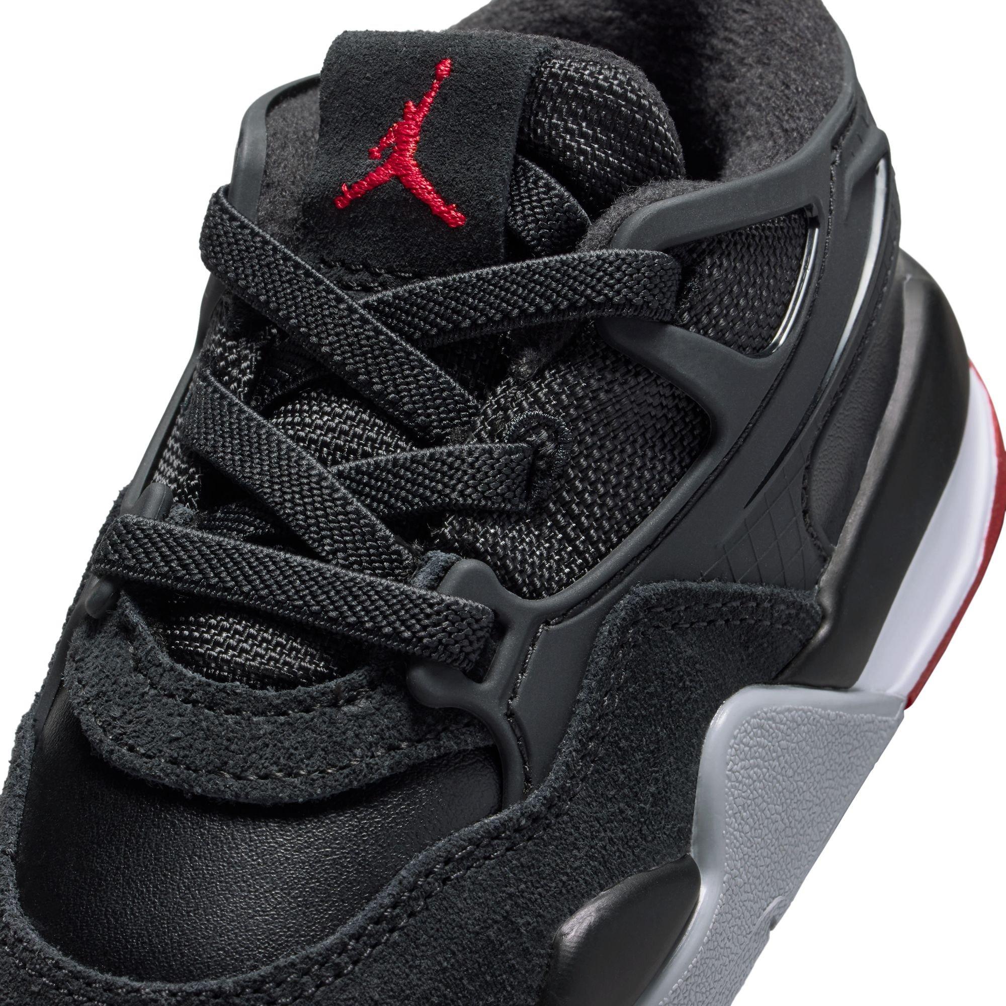 Jordan 4 RM Toddler Boys' "Black/Varsity Red/Wolf Grey/White" Shoe​