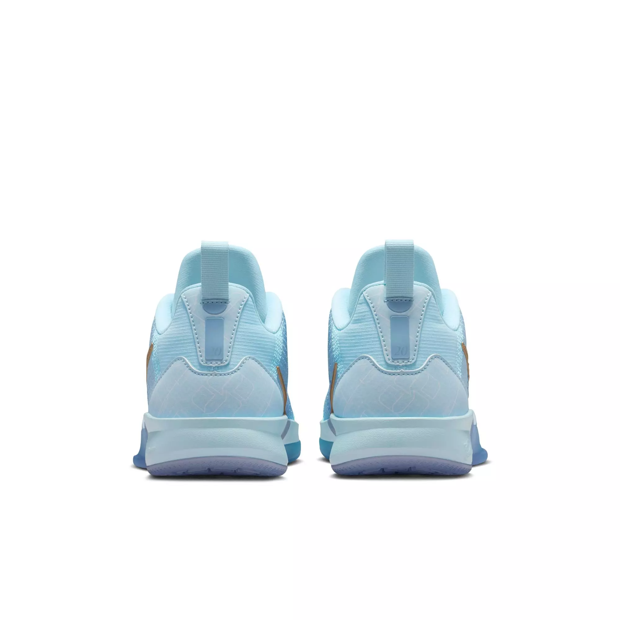 Nike Sabrina 3 "Blueprint" Grade School Kids' Basketball Shoe - GLACIER BLUE/METALLIC GOLD