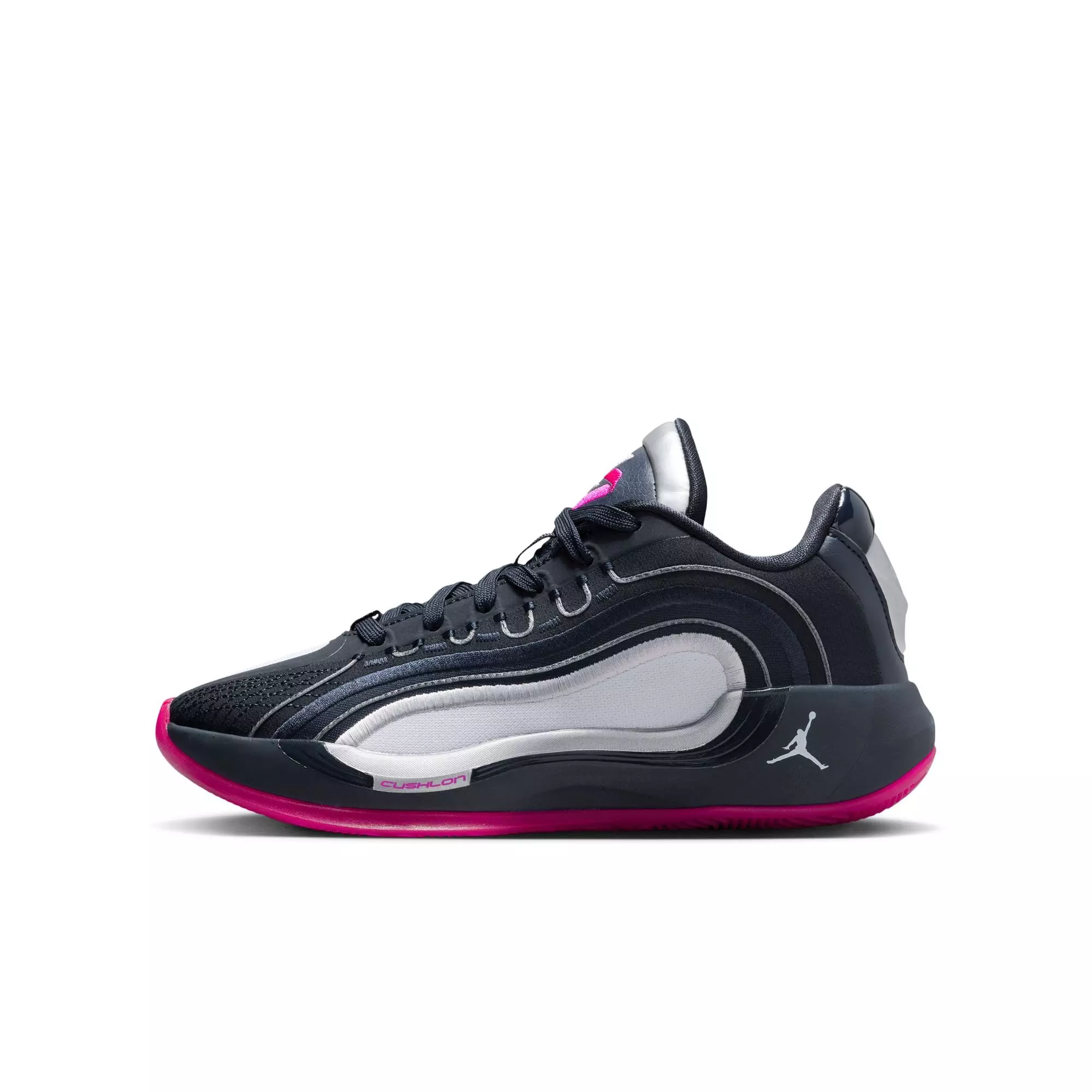 Jordan Luka 4 "Navidor" Grade School Boys' Basketball Shoe - BLACK/CORAL
