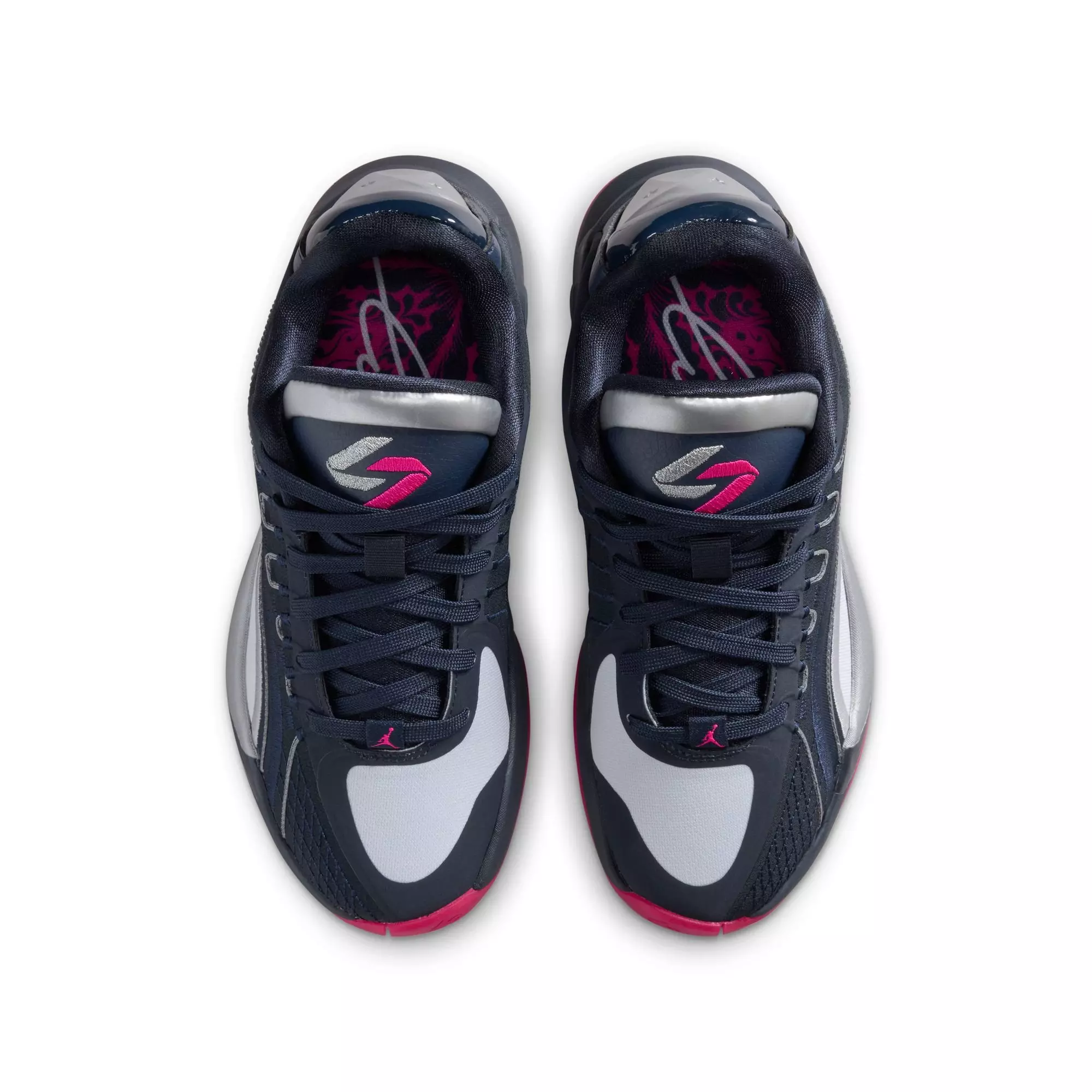 Jordan Luka 4 "Navidor" Grade School Boys' Basketball Shoe - BLACK/CORAL