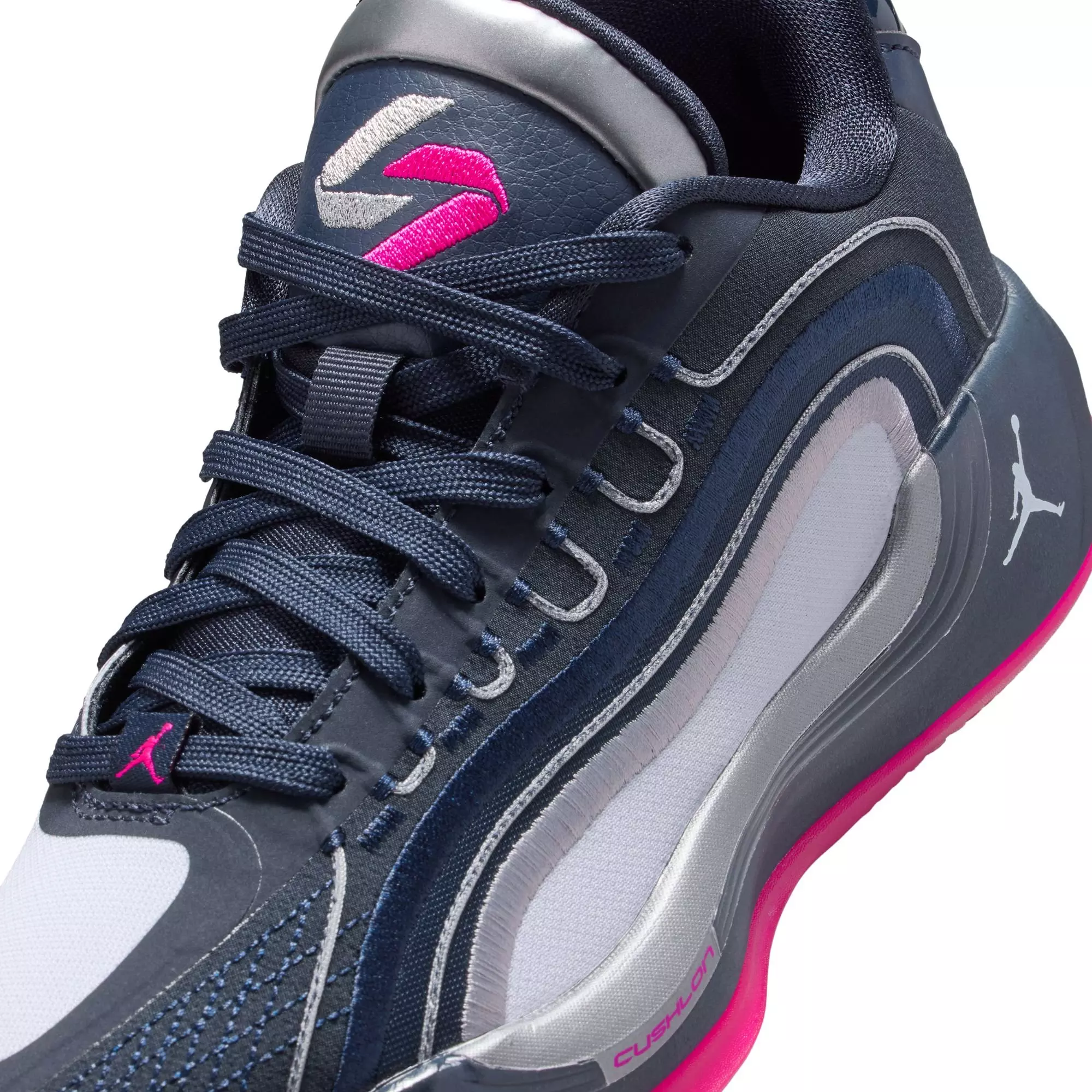 Jordan Luka 4 "Navidor" Grade School Boys' Basketball Shoe - BLACK/CORAL