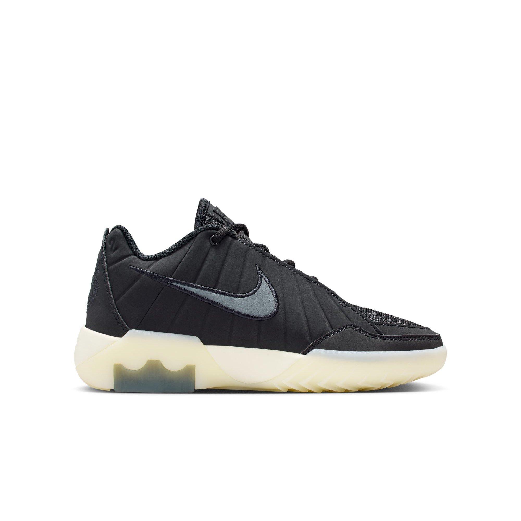 Nike LeBron Witness 9 "Black/Iron Grey/Coconut Milk" Grade School Boys' Basketball Shoe