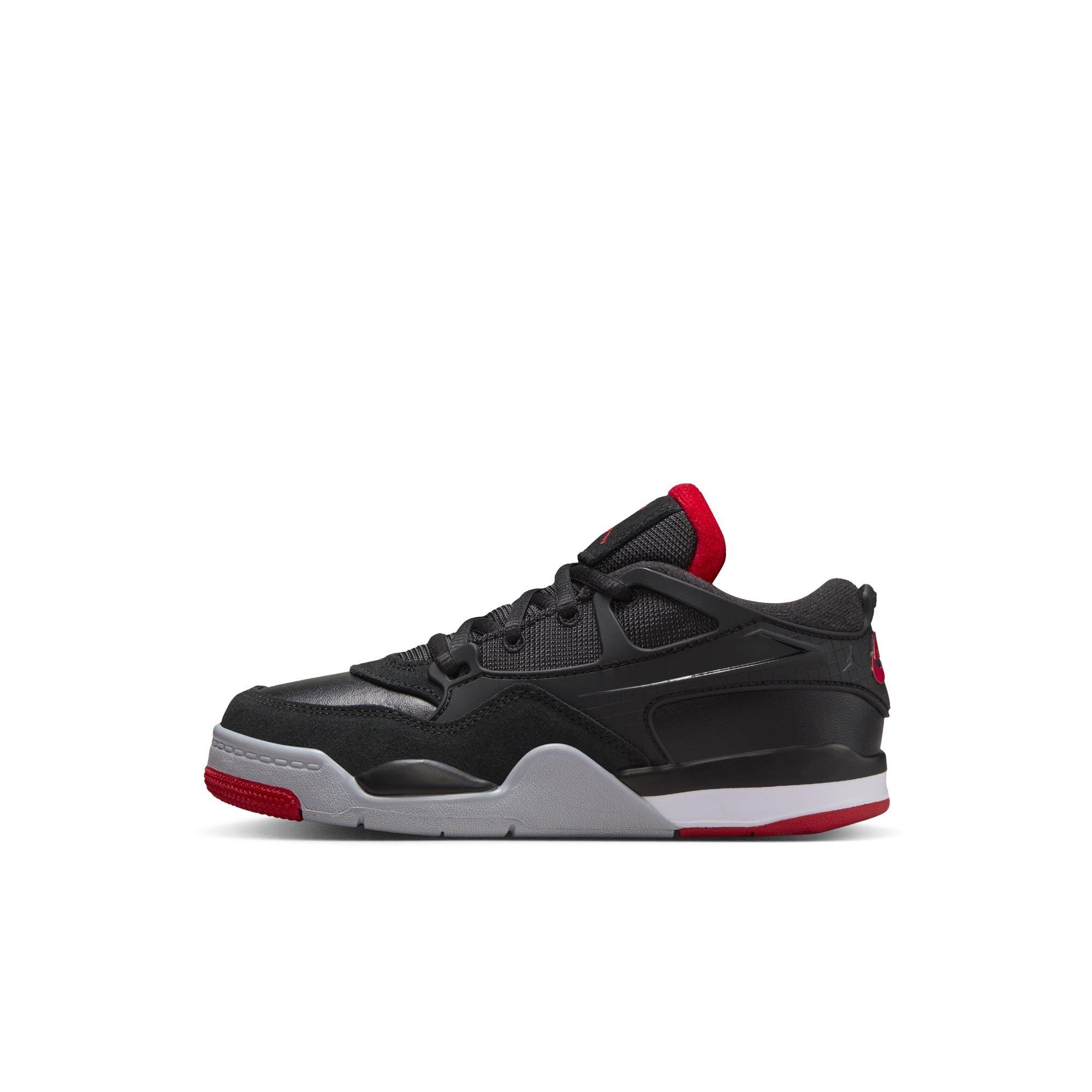 Jordan 4 RM Preschool Boys' "Black/Varsity Red/Wolf Grey/White" Shoe