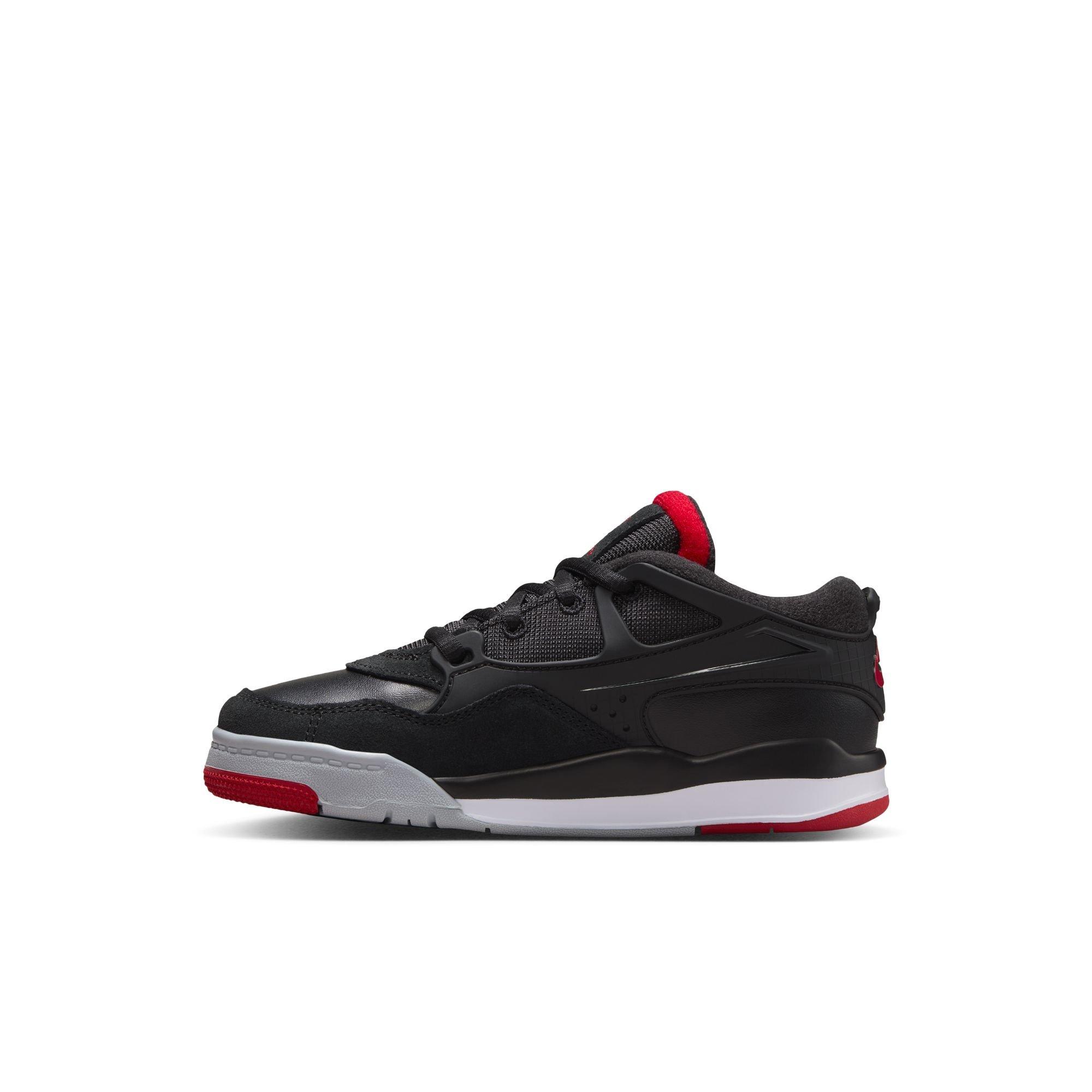 Jordan 4 RM Preschool Boys' "Black/Varsity Red/Wolf Grey/White" Shoe