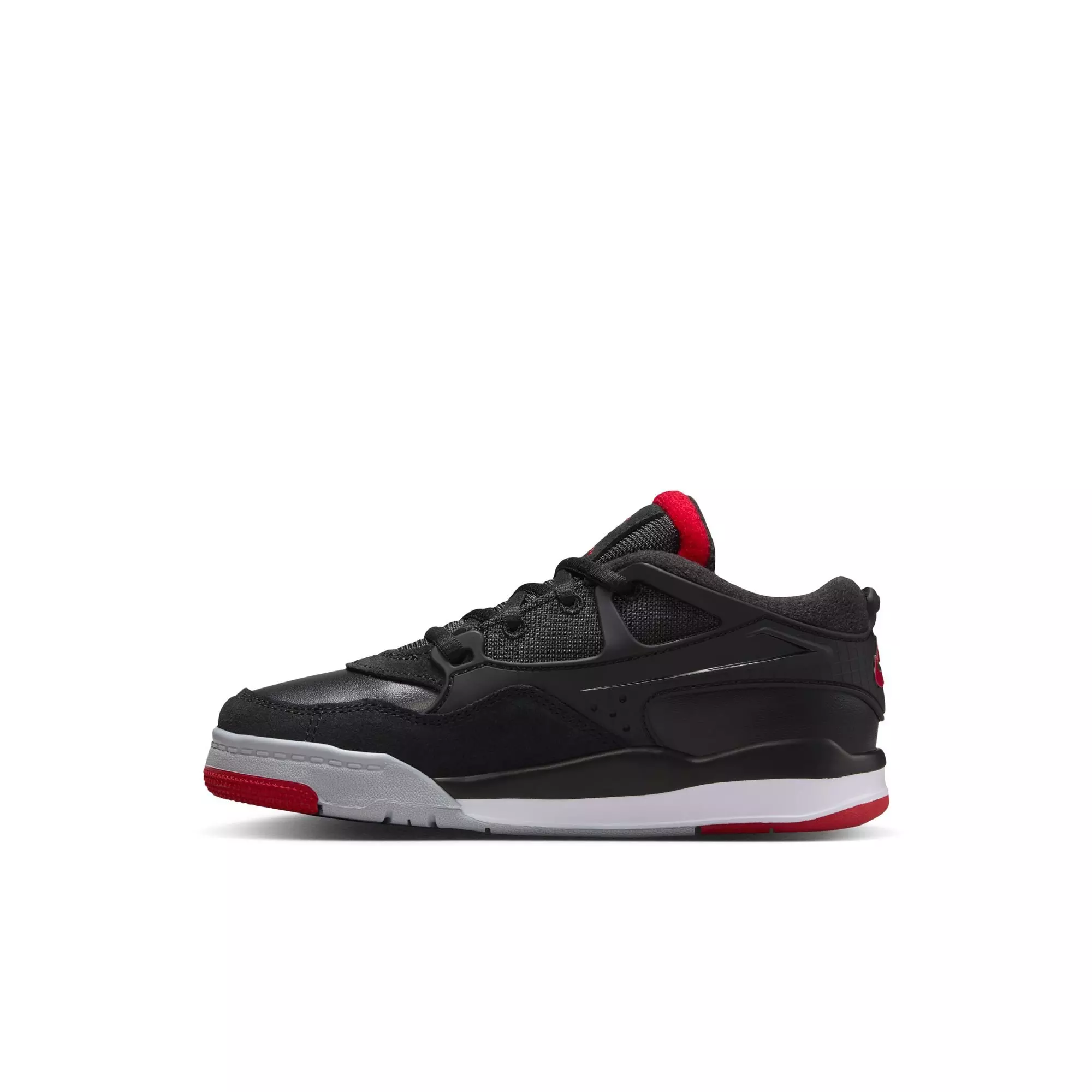 Jordan 4 RM "Black/Varsity Red/Wolf Grey/White" Preschool Boys' Shoe - BLACK/RED