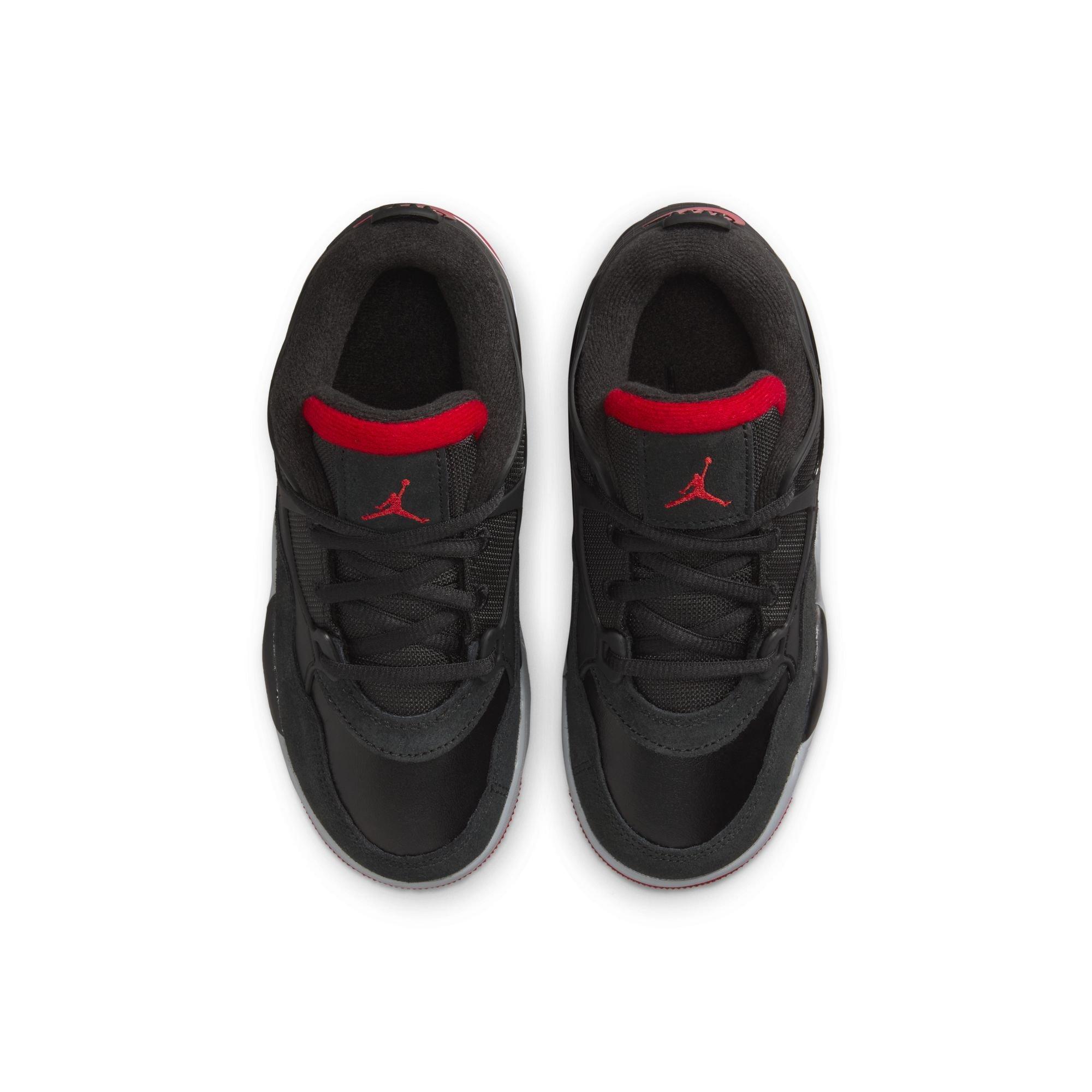 Jordan 4 RM Preschool Boys' "Black/Varsity Red/Wolf Grey/White" Shoe