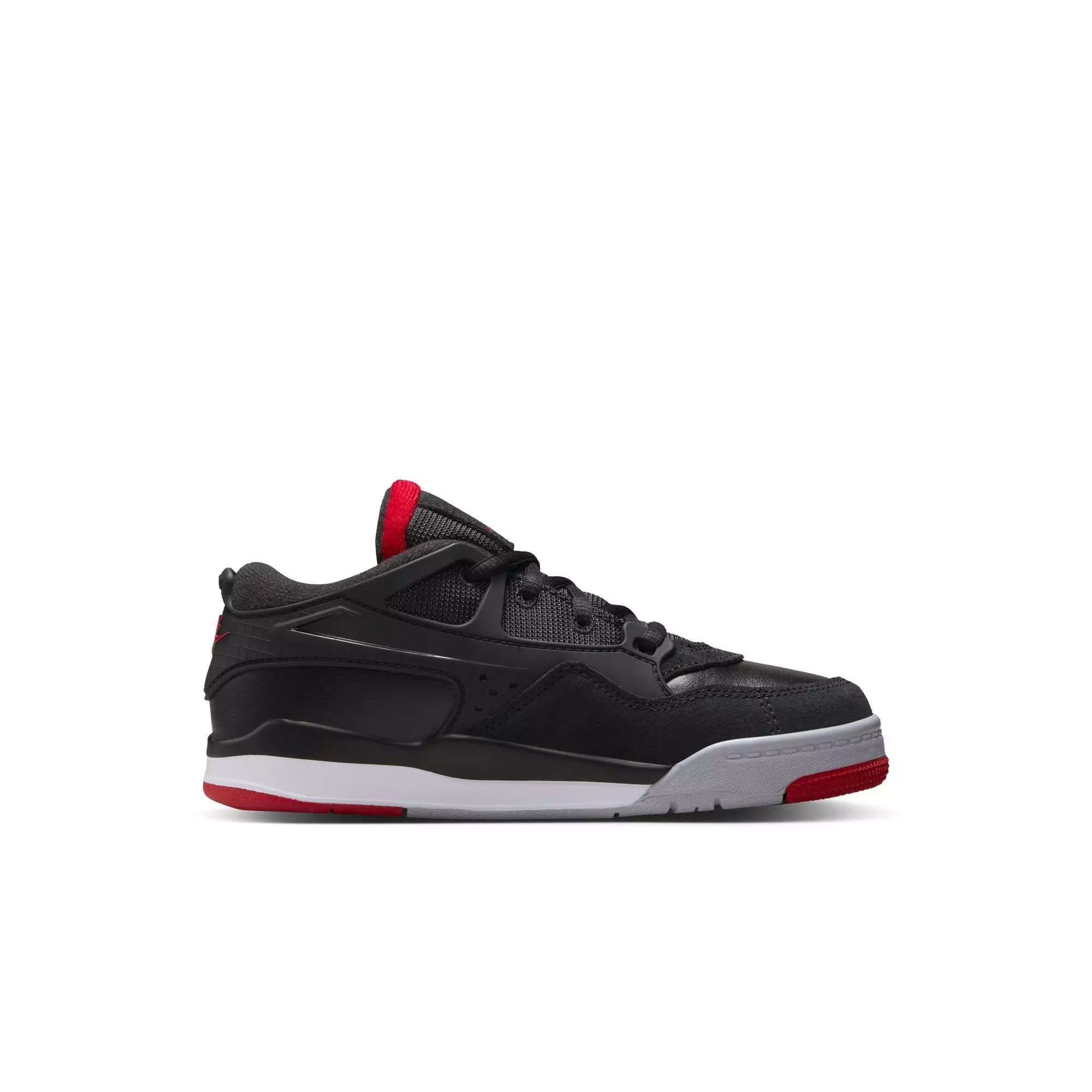 Jordan 4 RM "Black/Varsity Red/Wolf Grey/White" Preschool Boys' Shoe - BLACK/RED