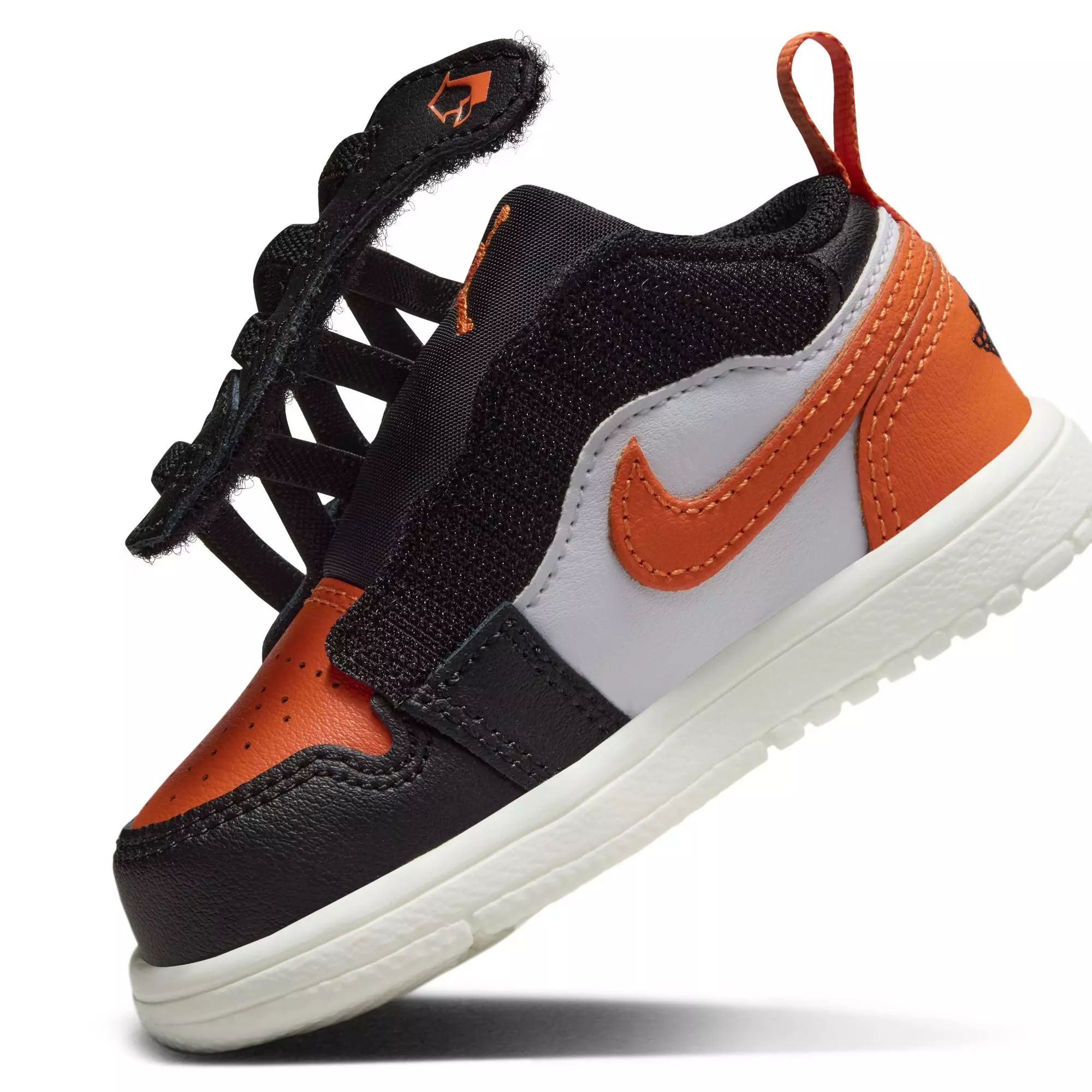 Jordan 1 Low Alt "Black/Starfish/White/Sail" Toddler Boys' Shoe - ORANGE/BLACK