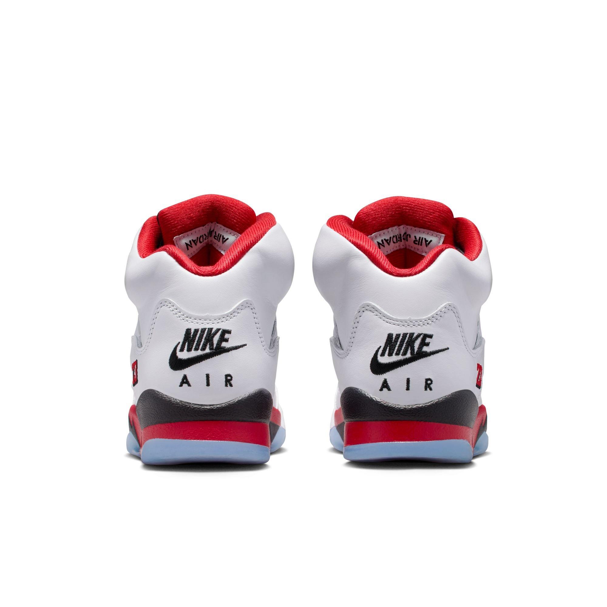 Jordan 5 Retro Grade School Kids' "Fire Red" Shoe
