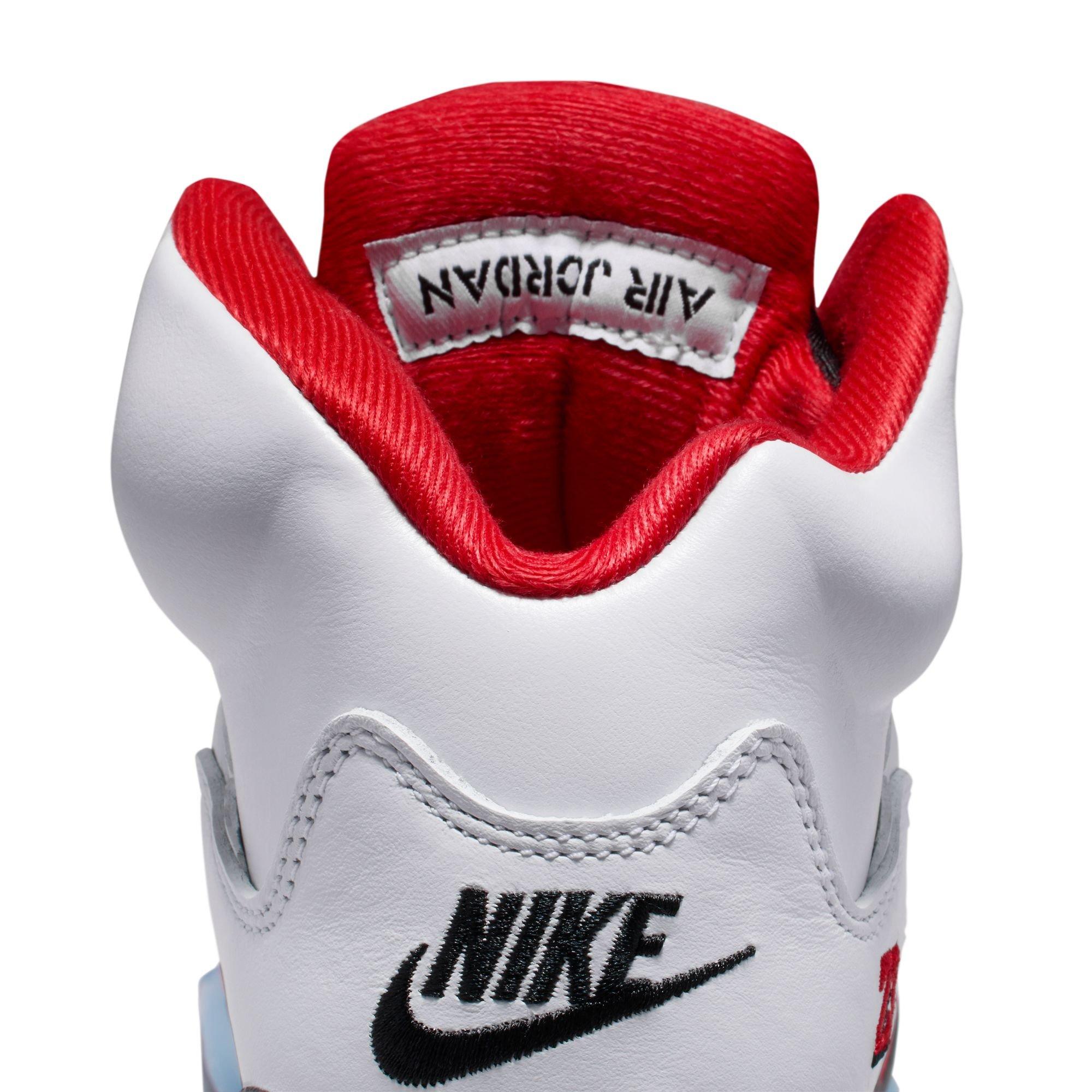 Jordan 5 Retro Grade School Kids' "Fire Red" Shoe