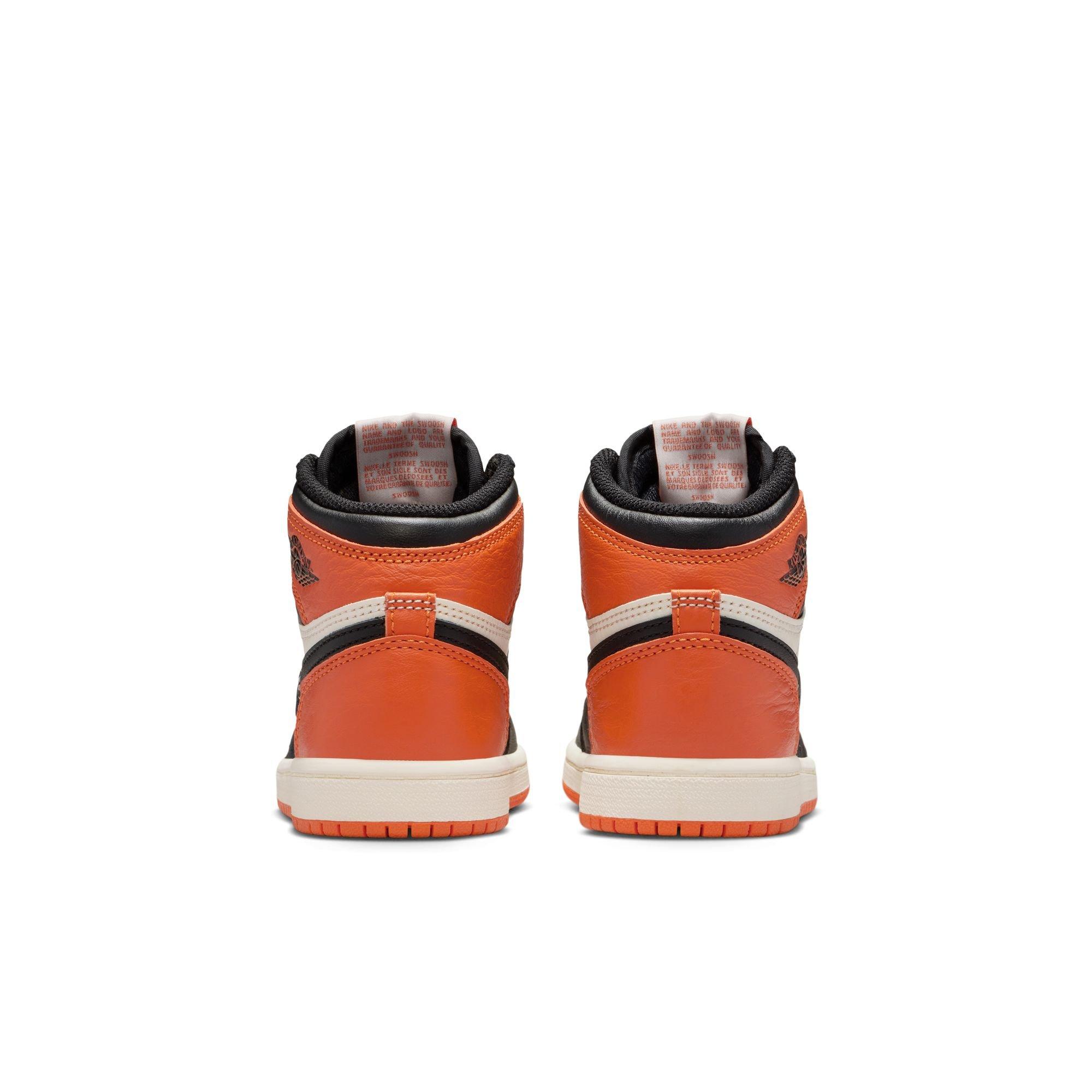 Jordan 1 Retro High OG "Shattered Backboard" Kids' Preschool Shoe