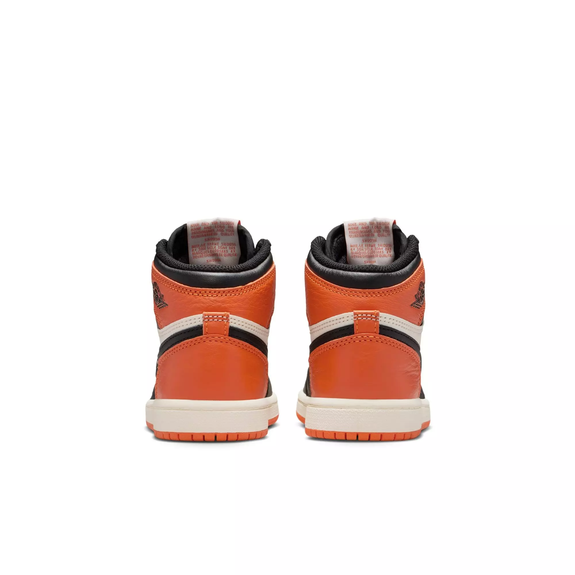 Jordan 1 Retro High OG "Shattered Backboard" Preschool Kids' Shoe - BLACK/SAIL/STARFISH