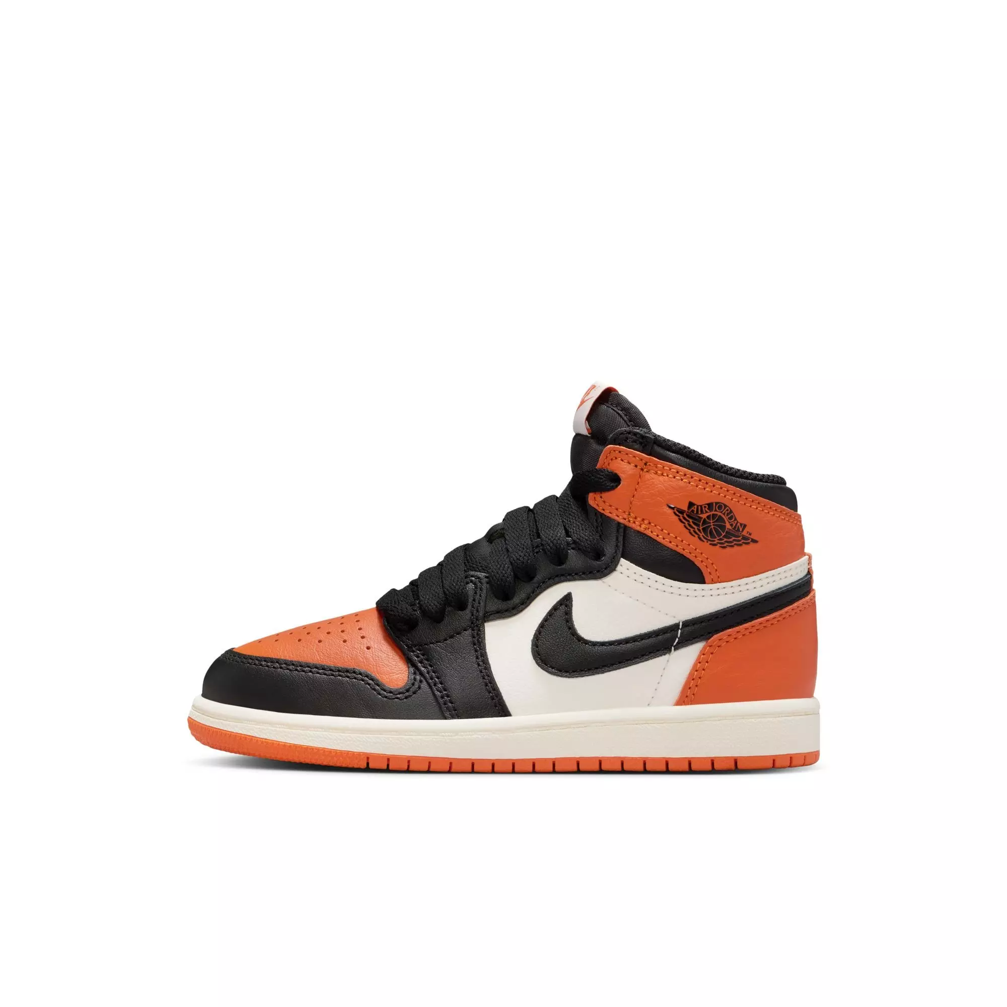 Jordan 1 Retro High OG "Shattered Backboard" Preschool Kids' Shoe - BLACK/SAIL/STARFISH