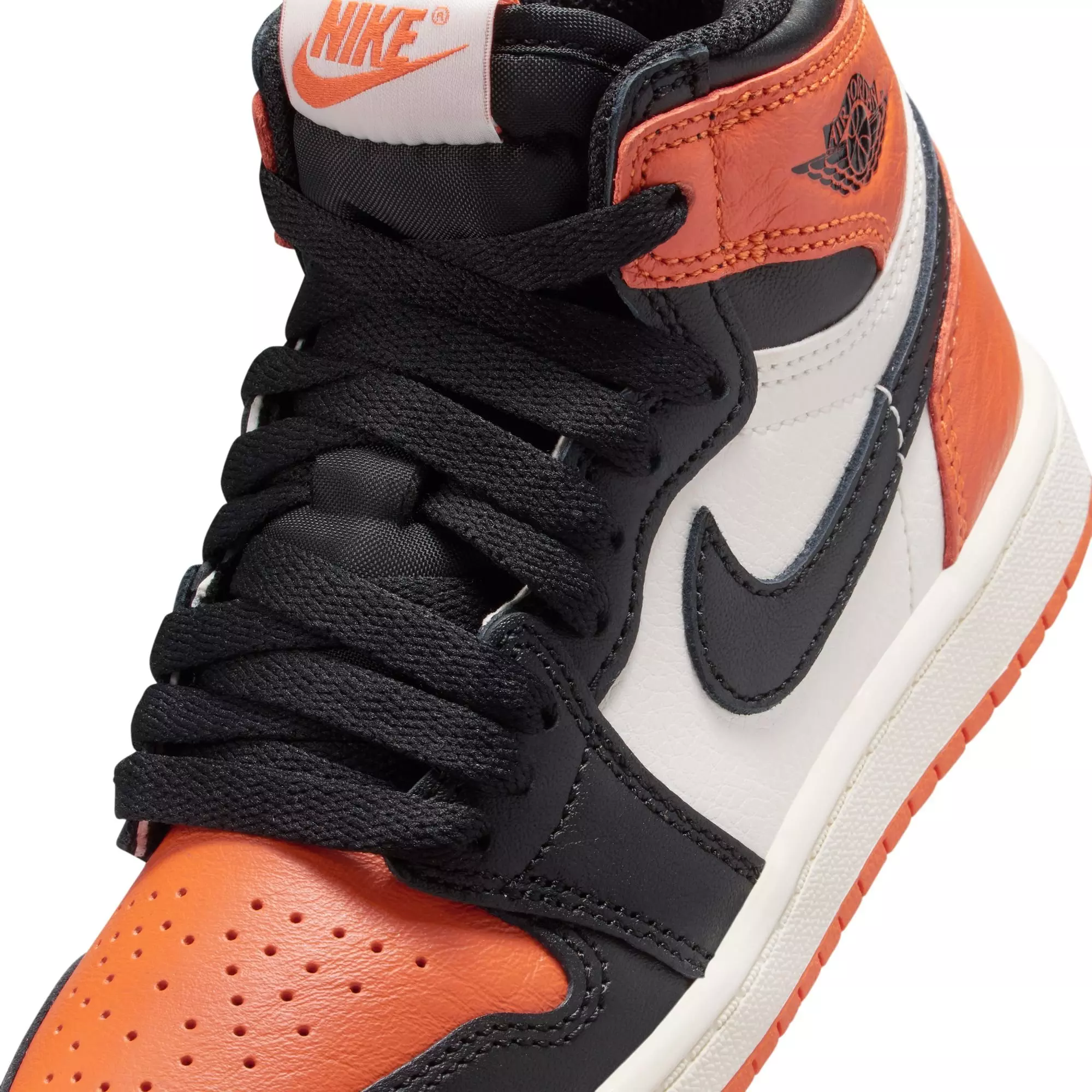 Jordan 1 Retro High OG "Shattered Backboard" Preschool Kids' Shoe - BLACK/SAIL/STARFISH
