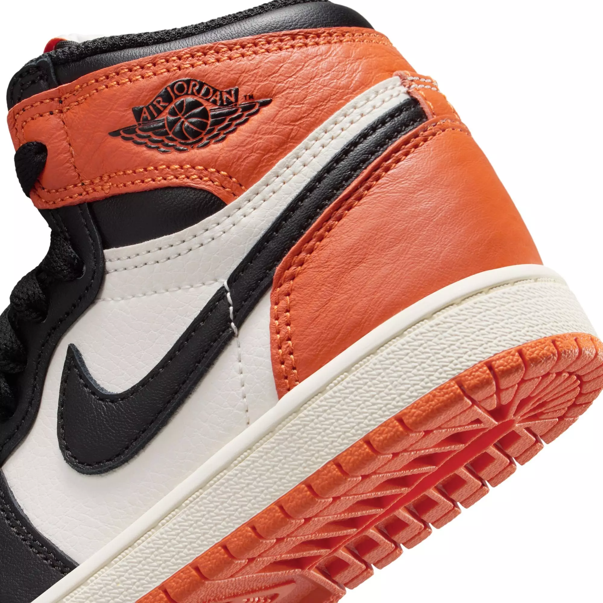 Jordan 1 Retro High OG "Shattered Backboard" Preschool Kids' Shoe - BLACK/SAIL/STARFISH