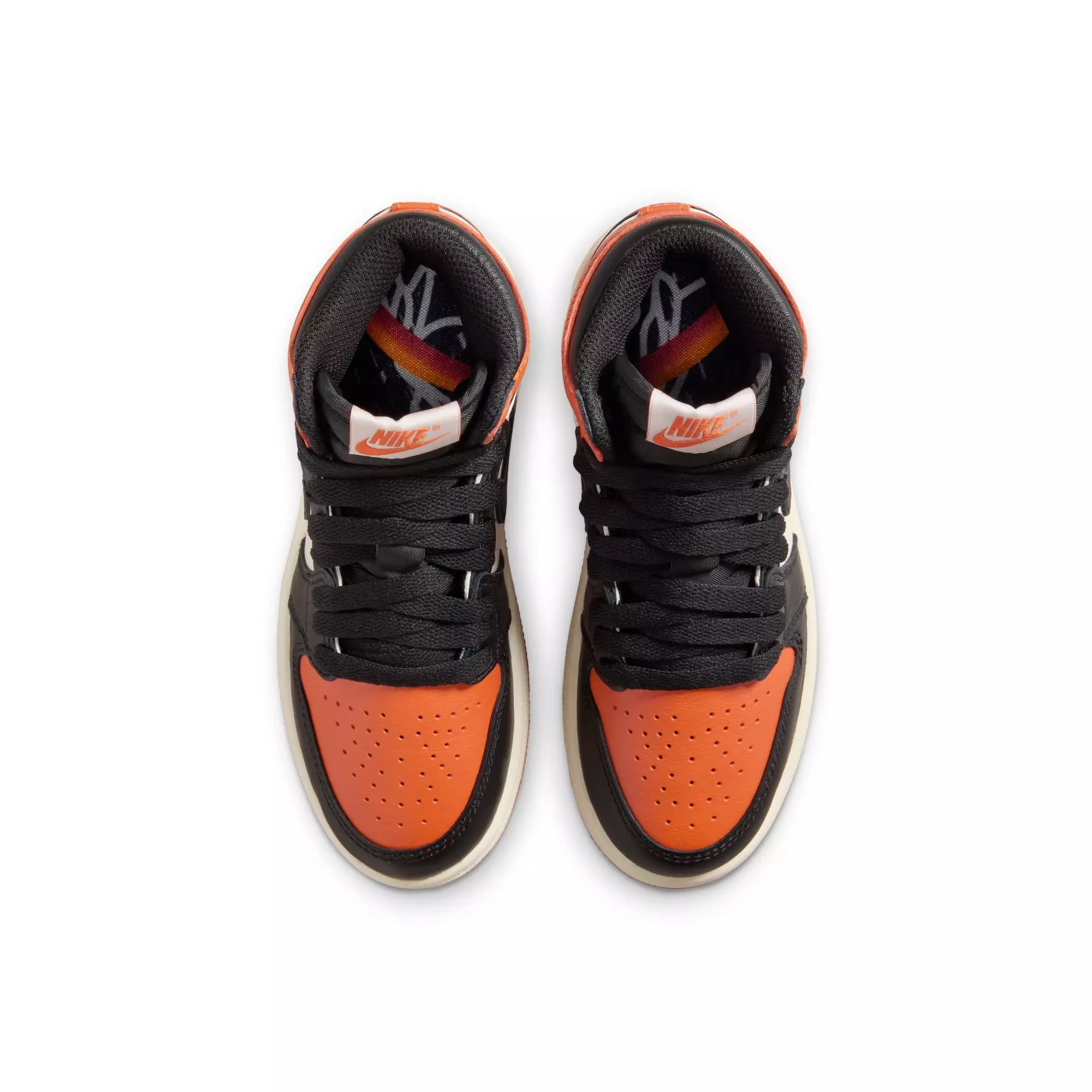 Jordan 1 Retro High OG "Shattered Backboard" Preschool Kids' Shoe - BLACK/SAIL/STARFISH
