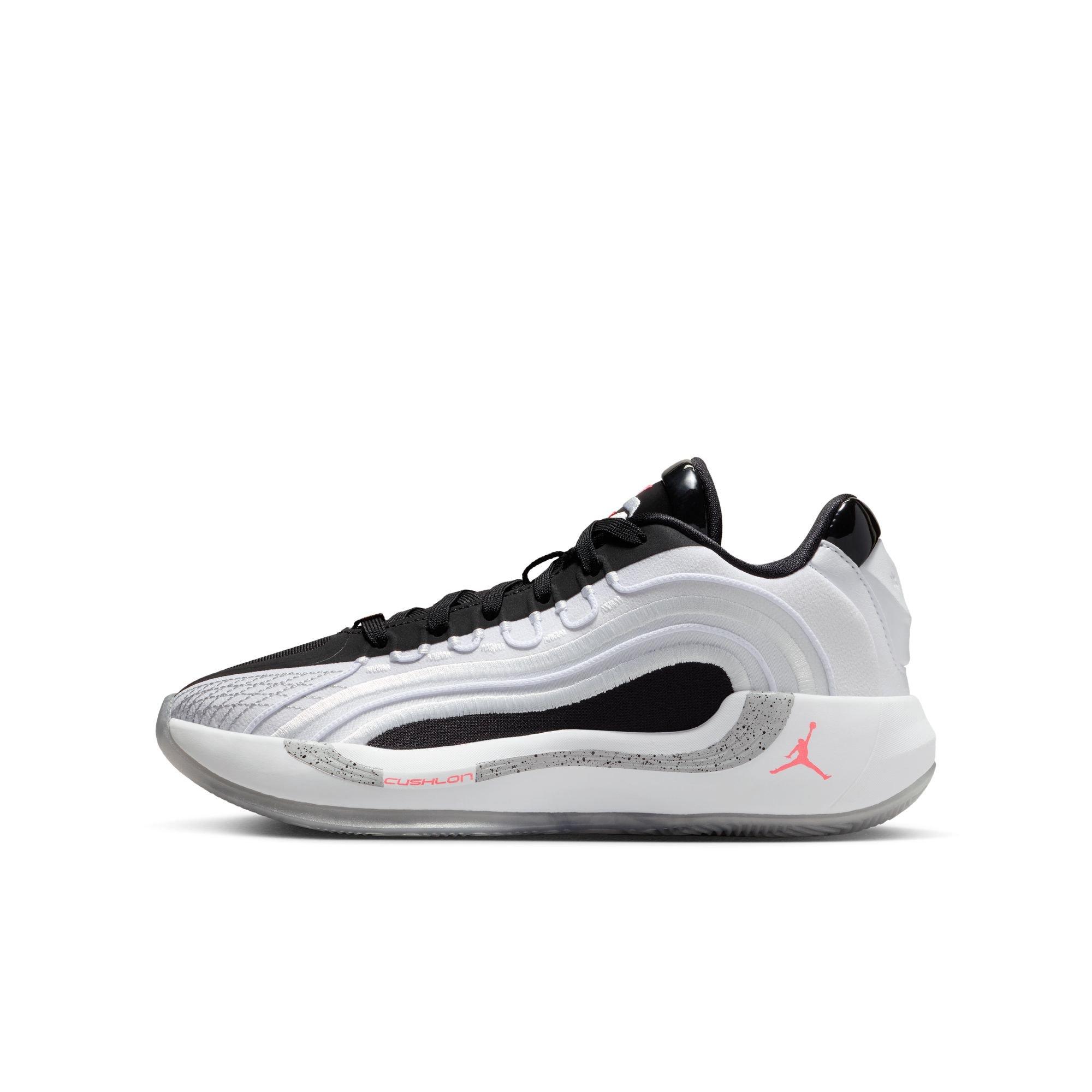 Jordan Luka 4 "White Cement" Kids' Grade School Basketball Shoe