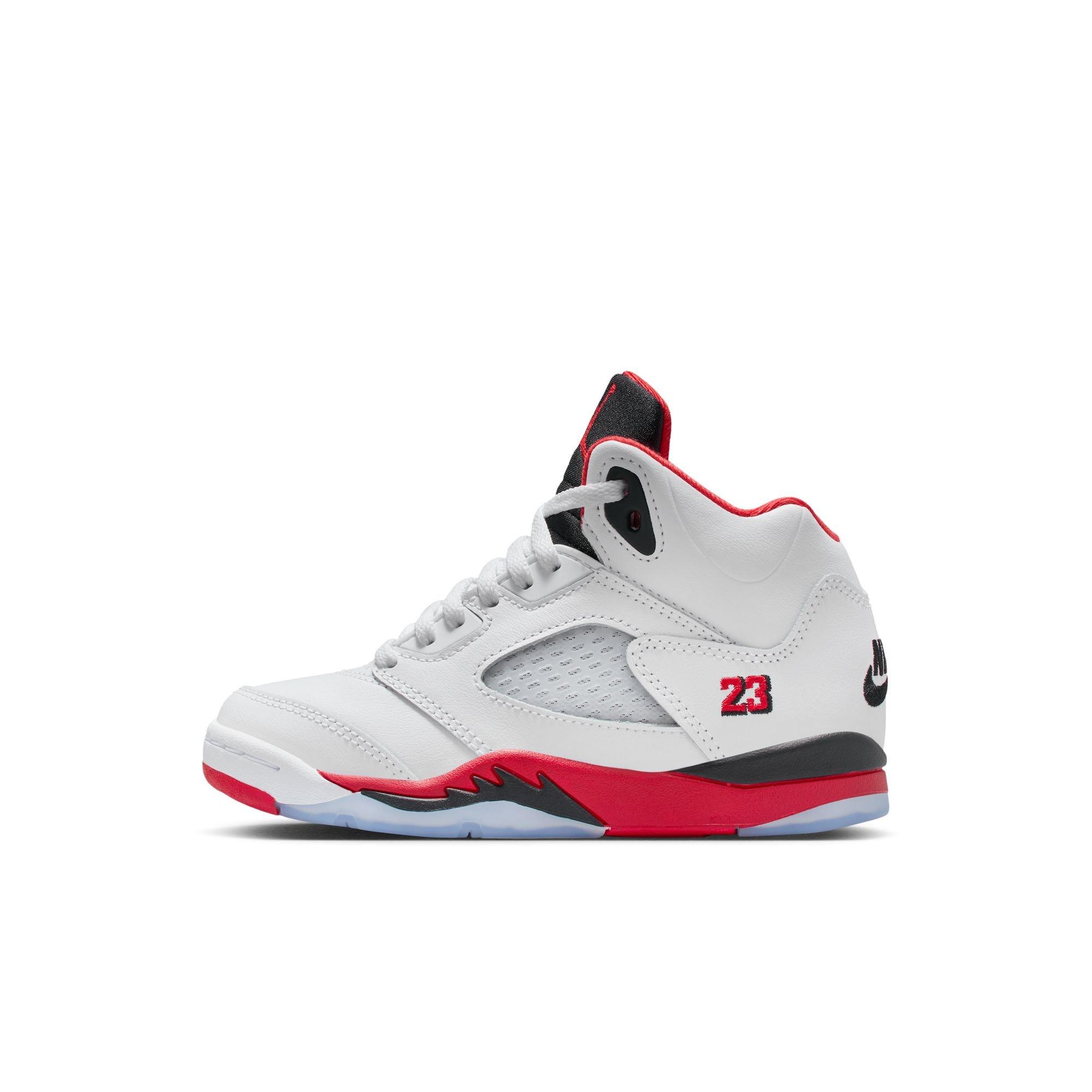 Jordan 5 Retro Preschool Kids' "Fire Red" Shoe
