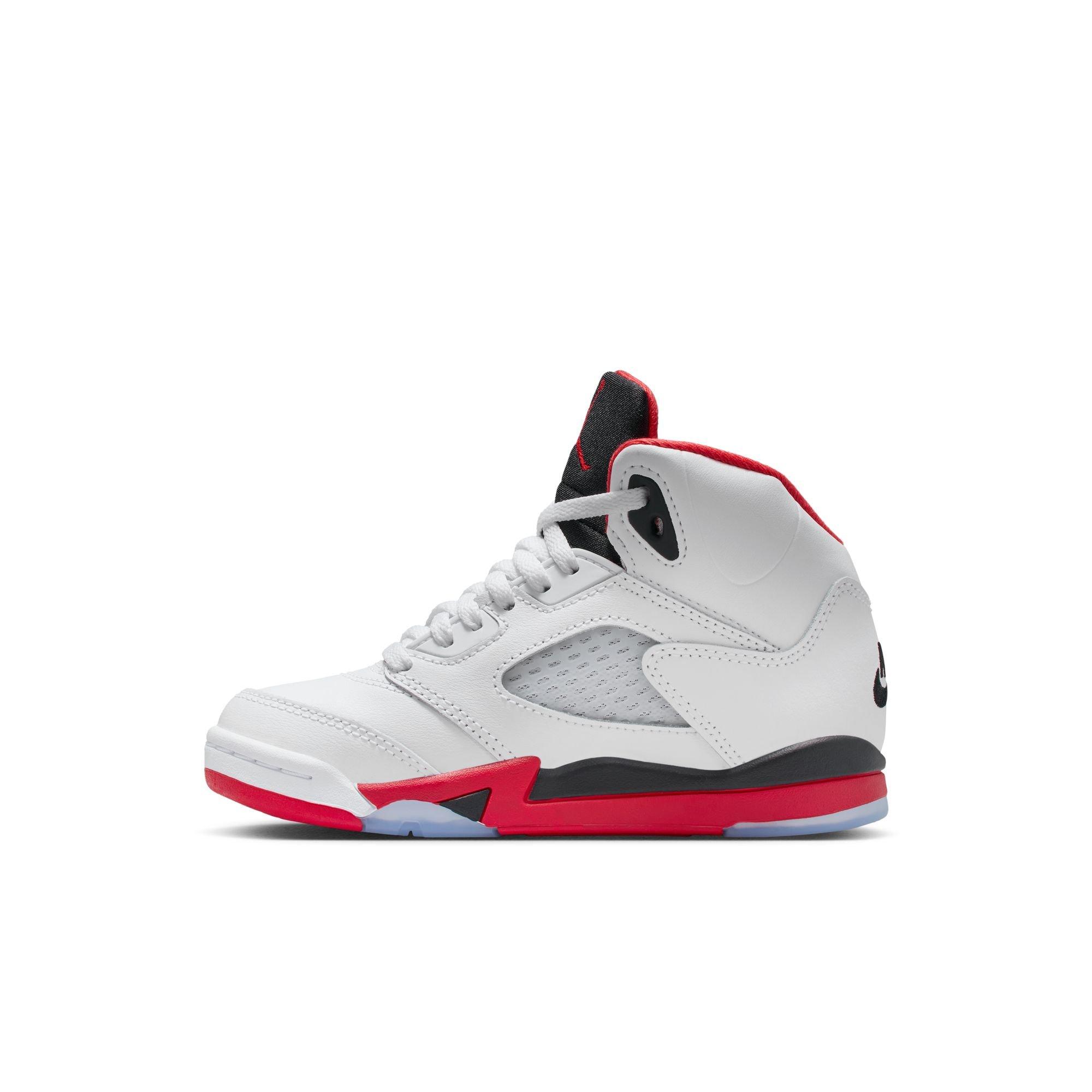 Jordan 5 Retro Preschool Kids' "Fire Red" Shoe
