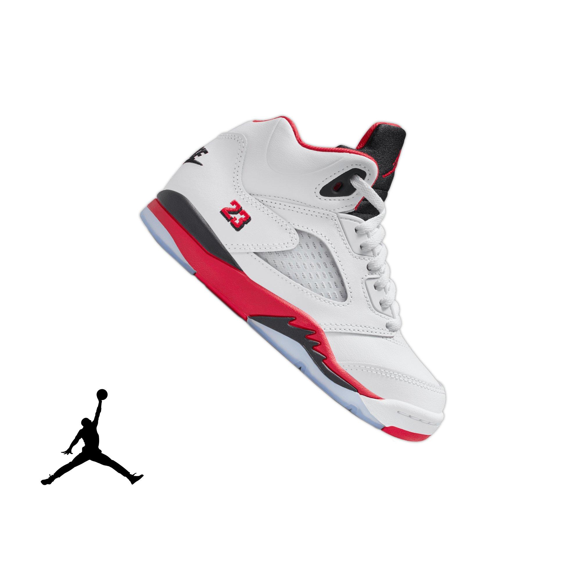 Jordan 5 Retro Preschool Kids' "Fire Red" Shoe