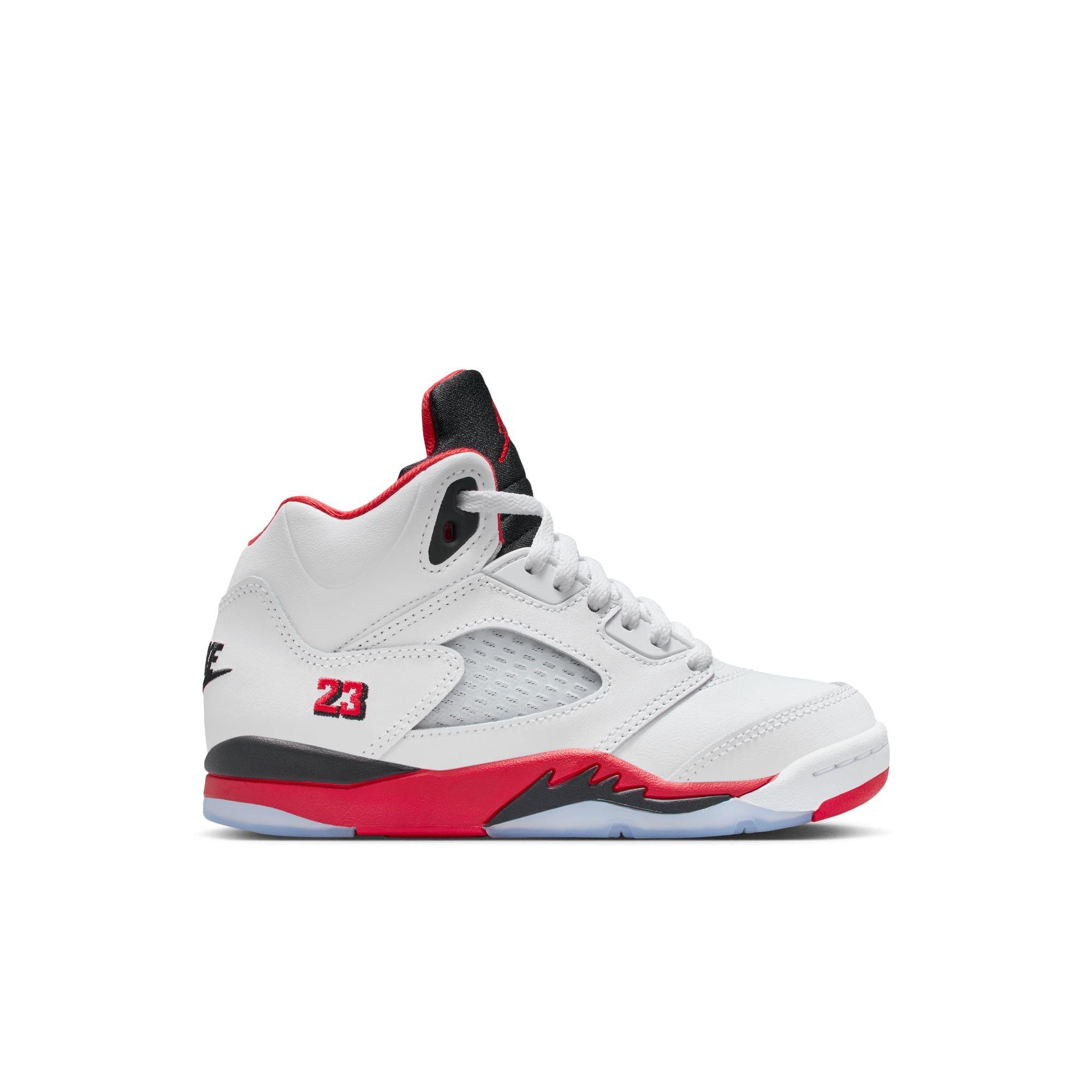 Jordan 5 Retro Preschool Kids' "Fire Red" Shoe