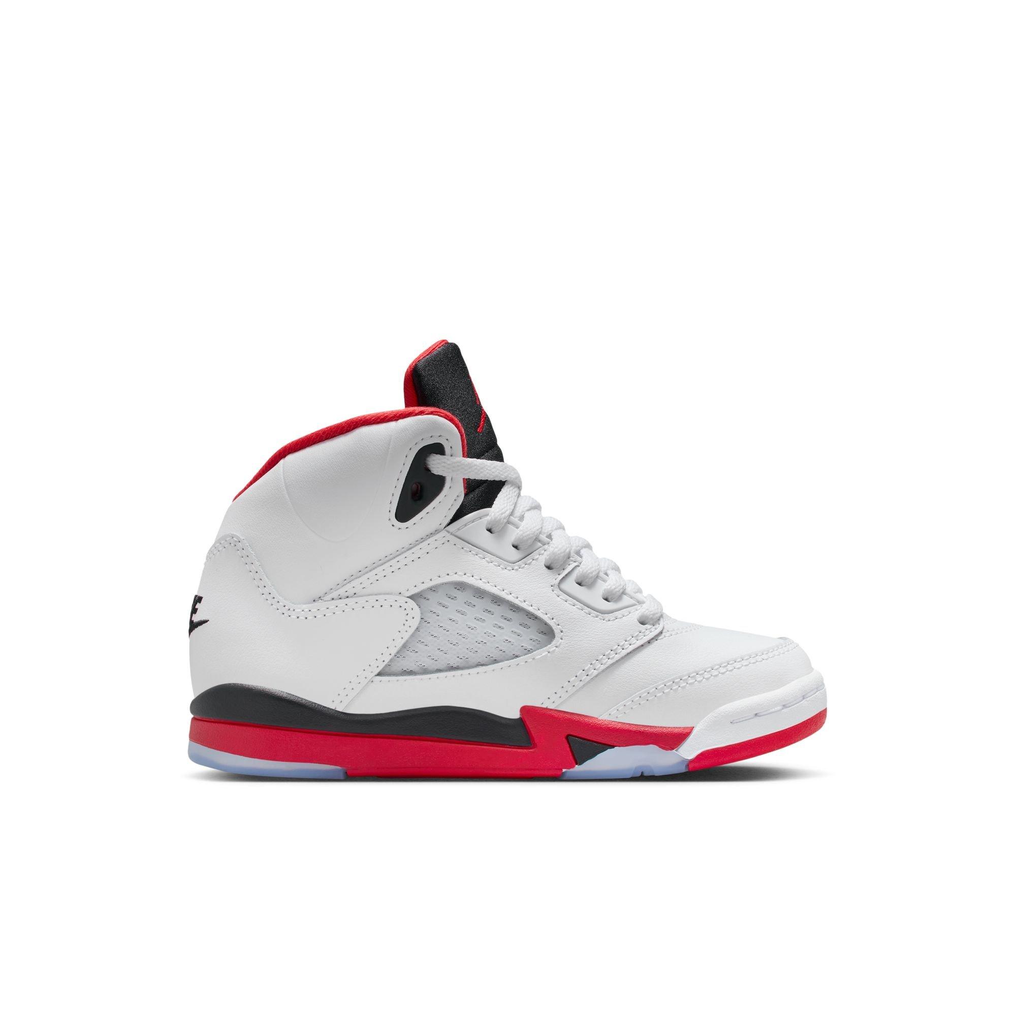 Jordan 5 Retro Preschool Kids' "Fire Red" Shoe