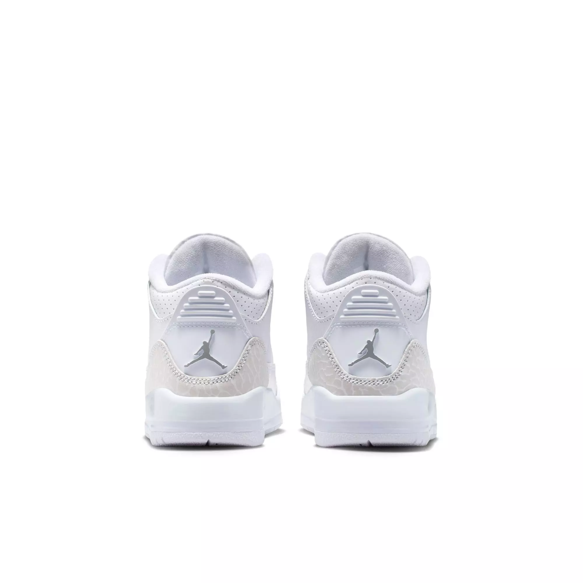 Jordan 3 Retro “Pure Money” Preschool Kids' Shoe - WHITE/METALLIC SILVER