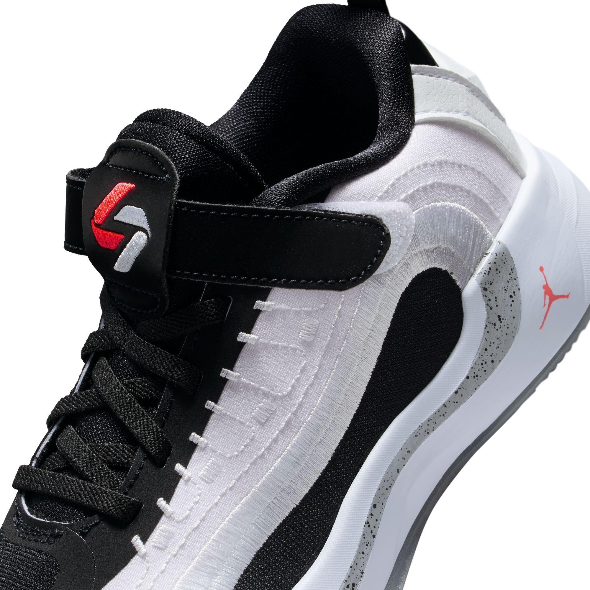 Jordan Luka 4 "White Cement" Kids' Preschool Basketball Shoe