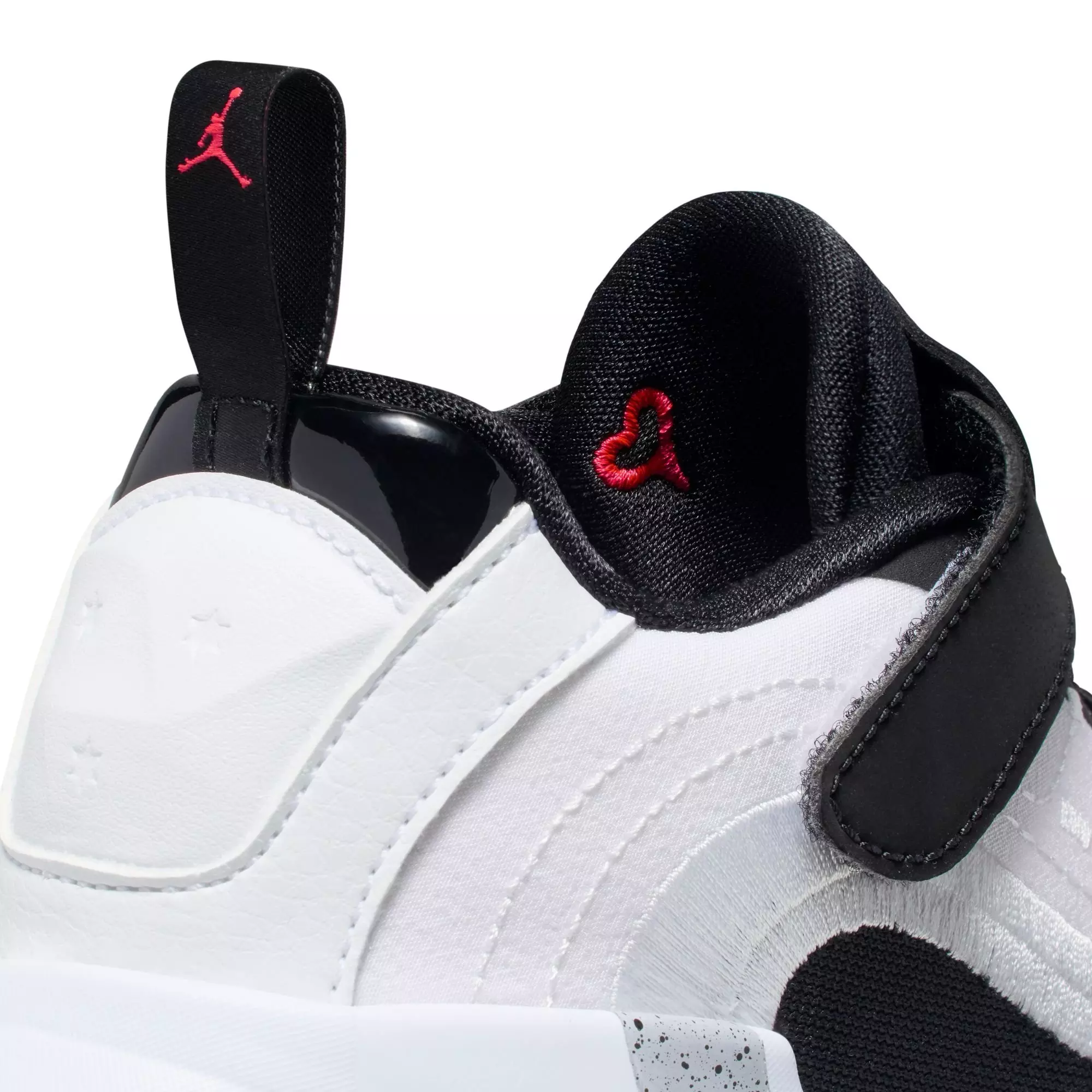 Jordan Luka 4 "White Cement" Preschool Kids' Basketball Shoe - WHITE/BRIGHT CRIMSON/BLACK