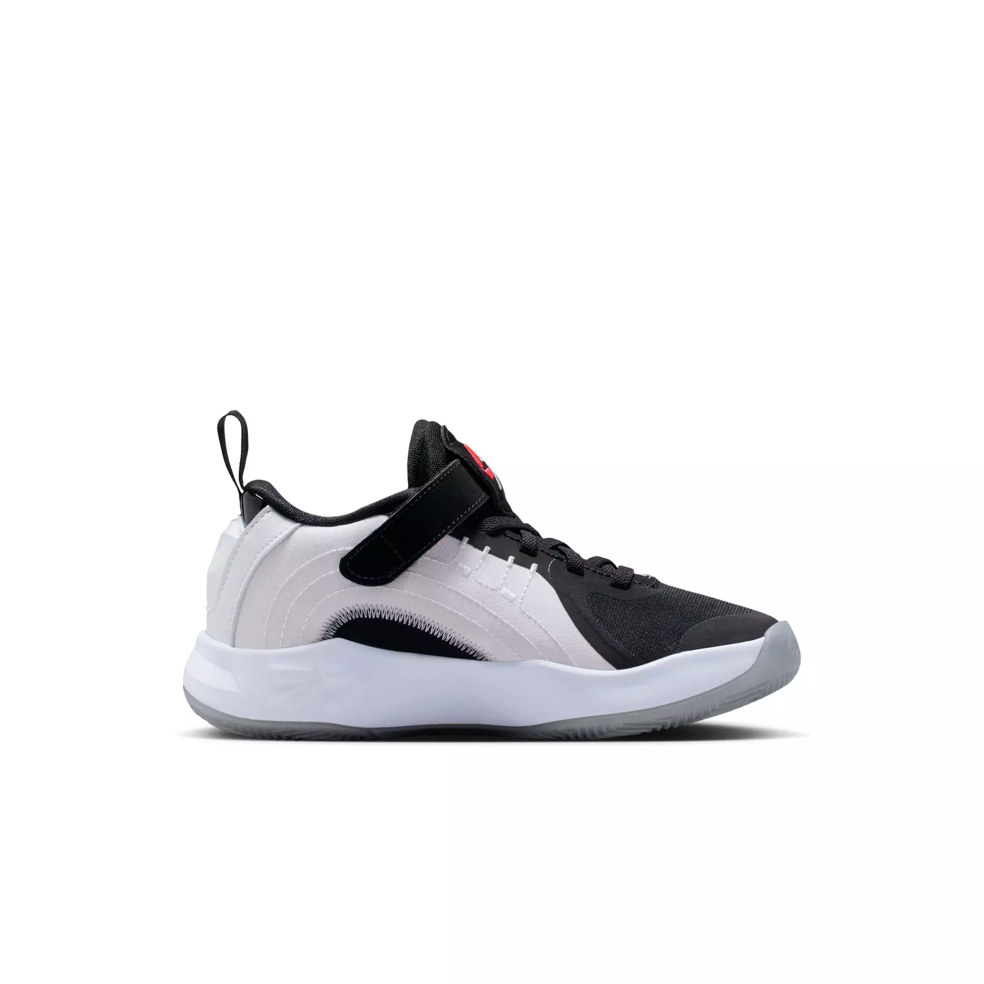 Jordan Luka 4 "White Cement" Preschool Kids' Basketball Shoe - WHITE/BRIGHT CRIMSON/BLACK