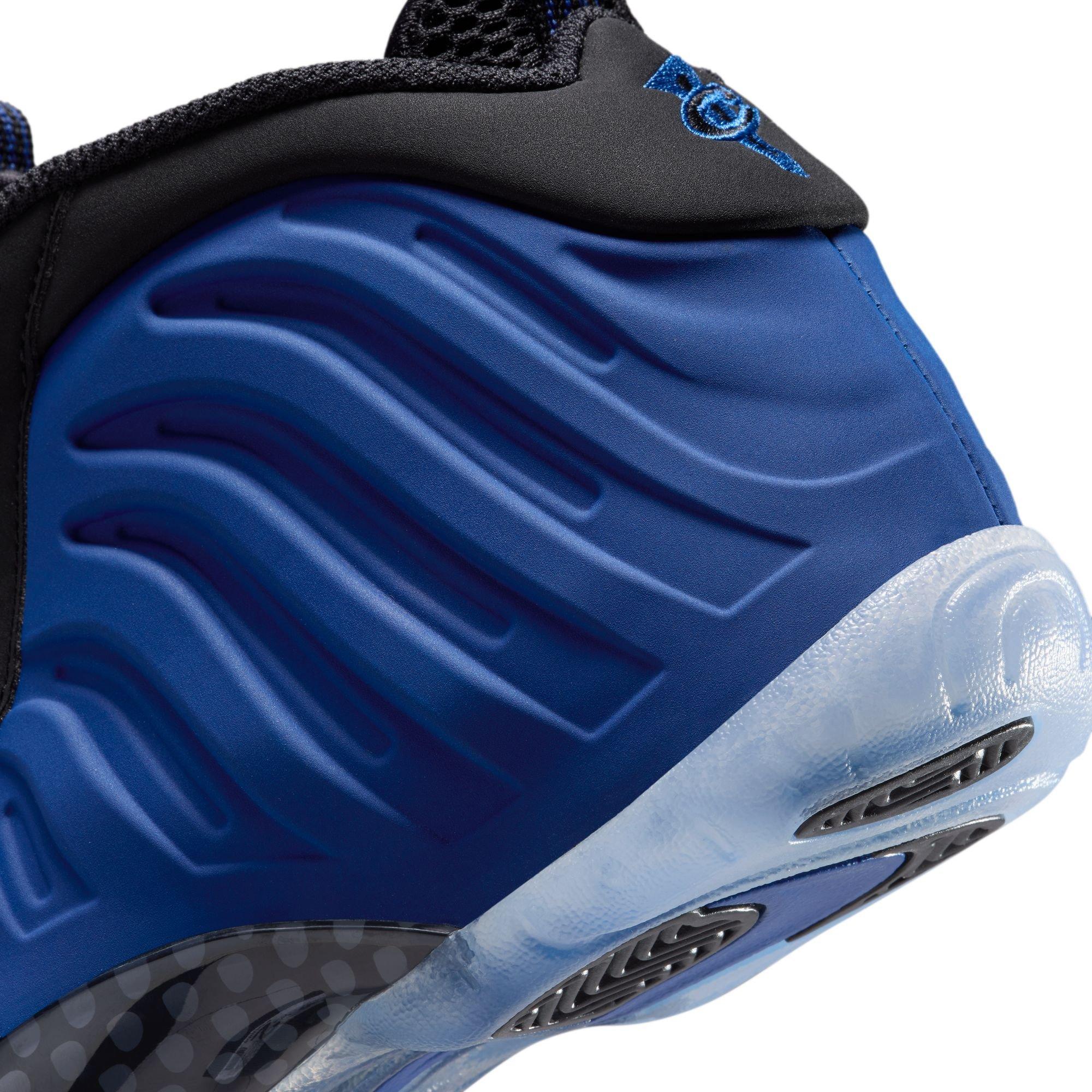 Nike Little Posite One "Deep Royal/Black" Grade School Boys' Shoe - BLUE/BLACK Thumbnail View 10