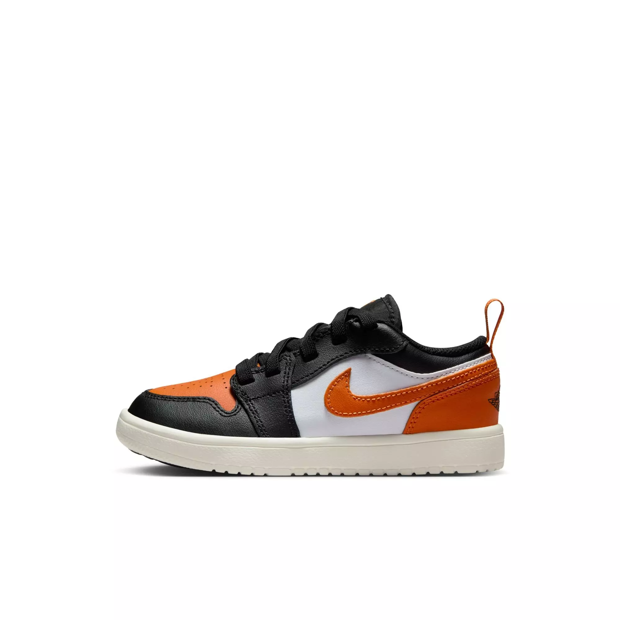 Jordan 1 Low Alt "Black/Starfish/White" Preschool Boys' Shoe - ORANGE/BLACK