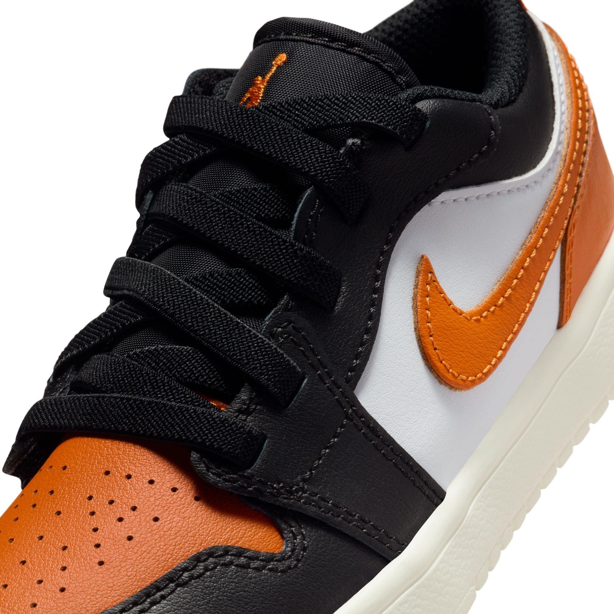 Jordan 1 Low Alt Preschool Boys' "Black/Starfish/White" Shoe