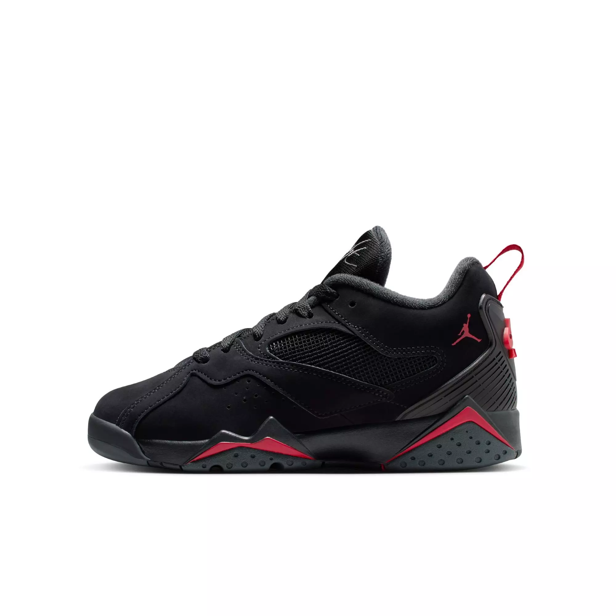 Jordan MVP 92 "Black/Gym Red/Anthracite" Grade School Boys' Shoe - BLACK/RED
