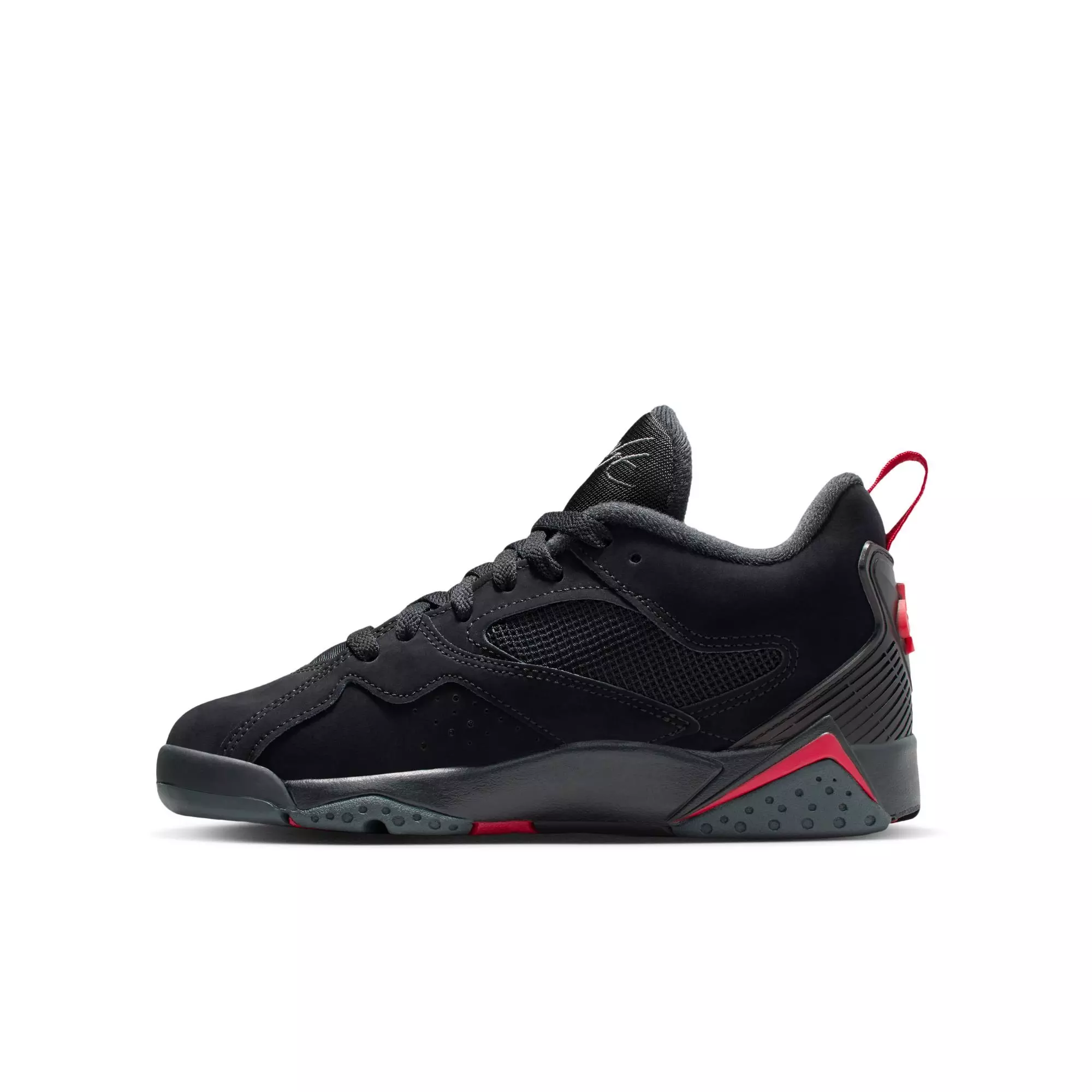 Jordan MVP 92 "Black/Gym Red/Anthracite" Grade School Boys' Shoe - BLACK/RED