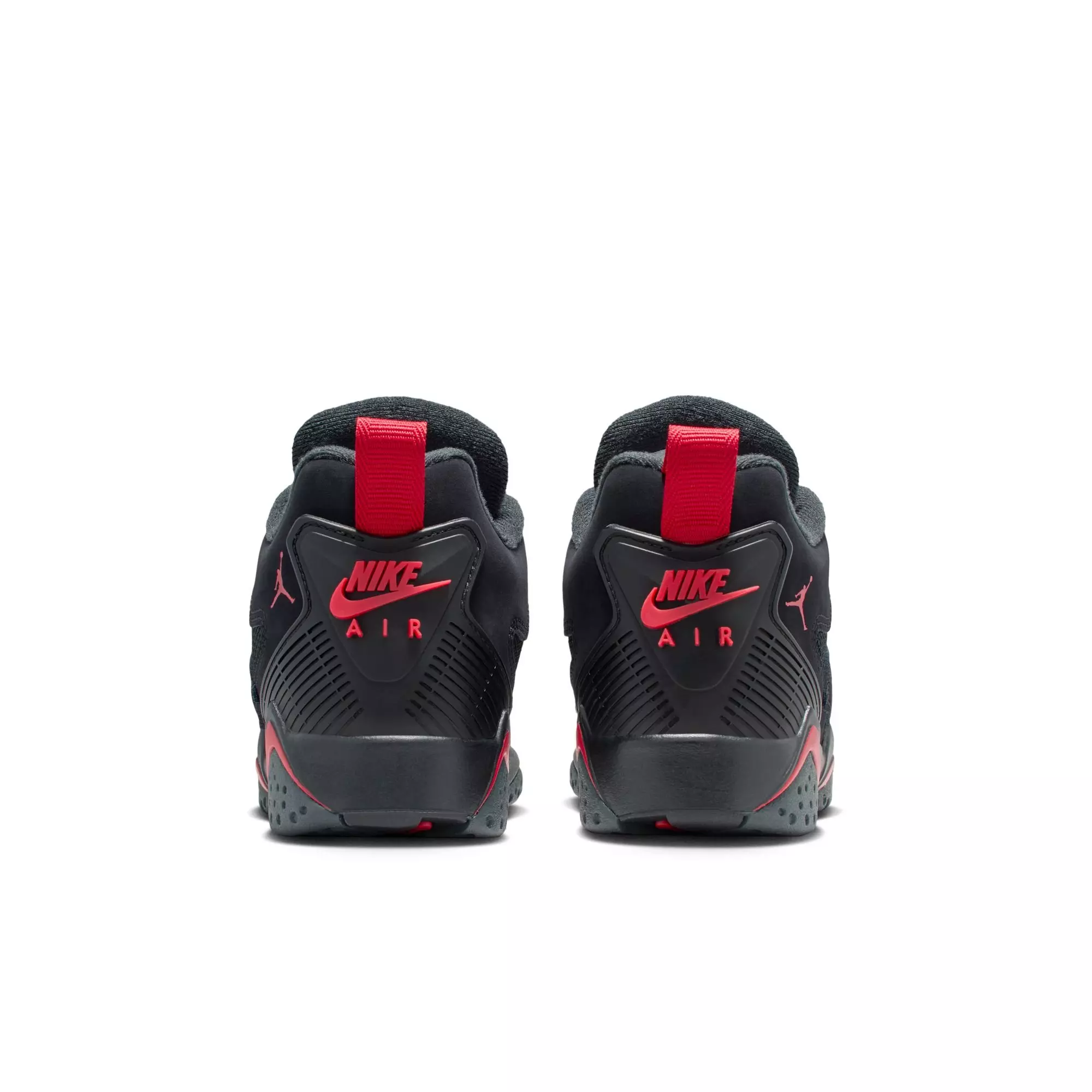 Jordan MVP 92 "Black/Gym Red/Anthracite" Grade School Boys' Shoe - BLACK/RED