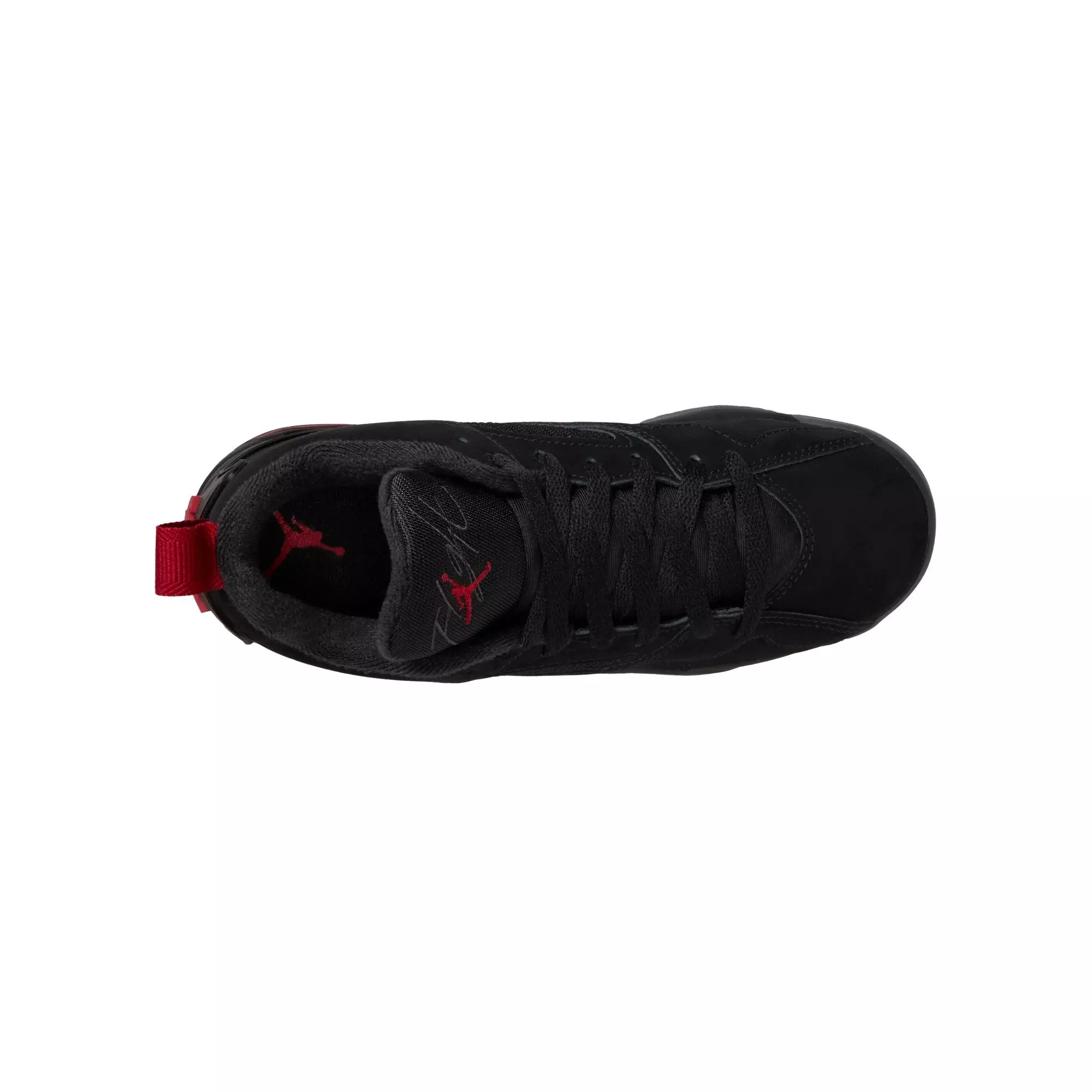 Jordan MVP 92 "Black/Gym Red/Anthracite" Grade School Boys' Shoe - BLACK/RED