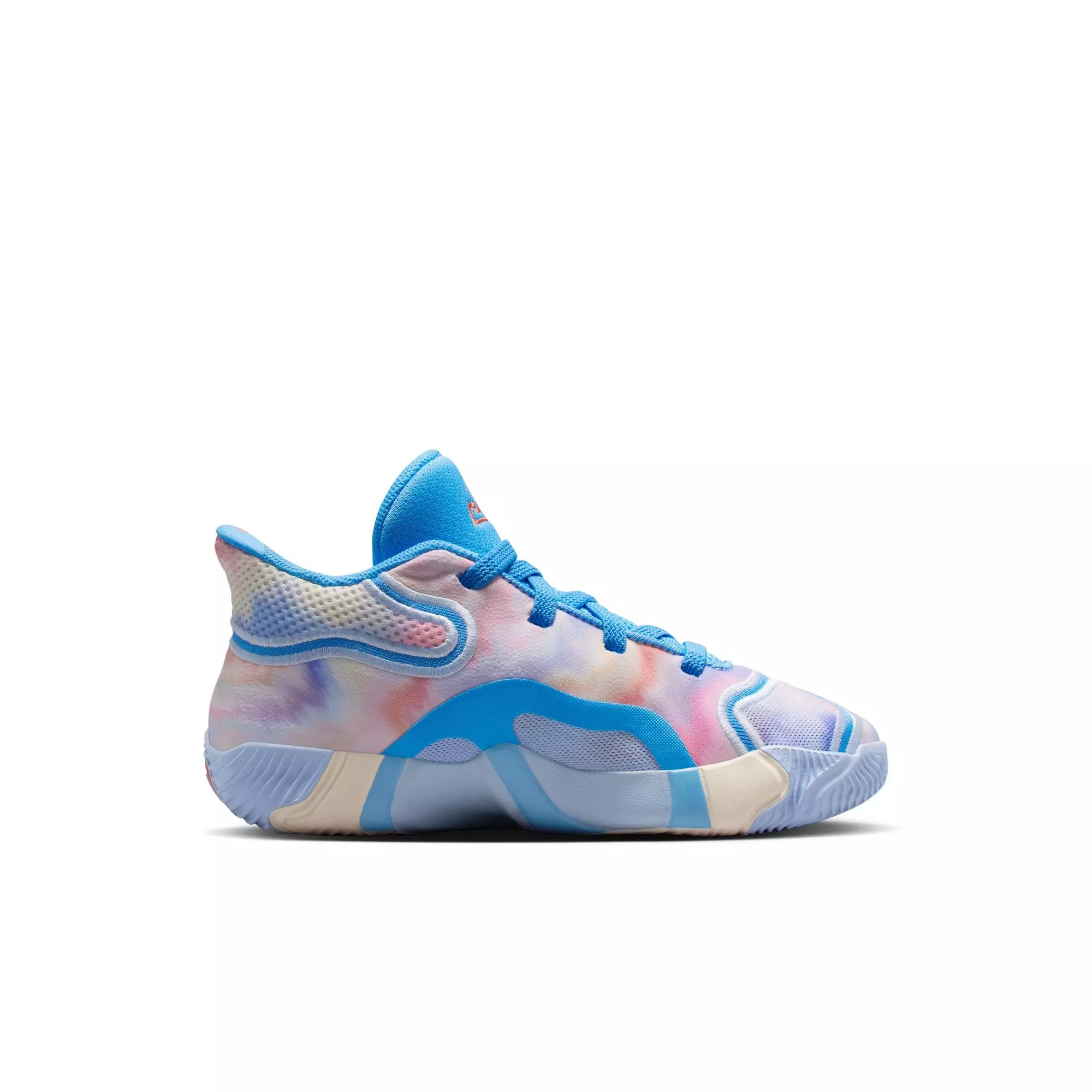 Jordan Tatum 3 "Tie Dye" Preschool Kids' Basketball Shoe - UNIVERSITY BLUE/CAMELLIA/PALE IVORY
