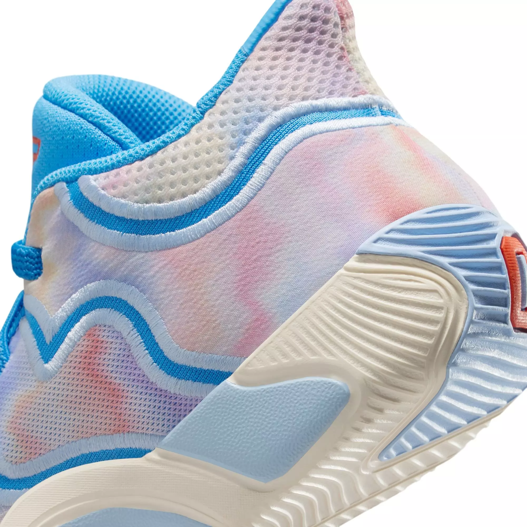 Jordan Tatum 3 "Tie Dye" Preschool Kids' Basketball Shoe - UNIVERSITY BLUE/CAMELLIA/PALE IVORY
