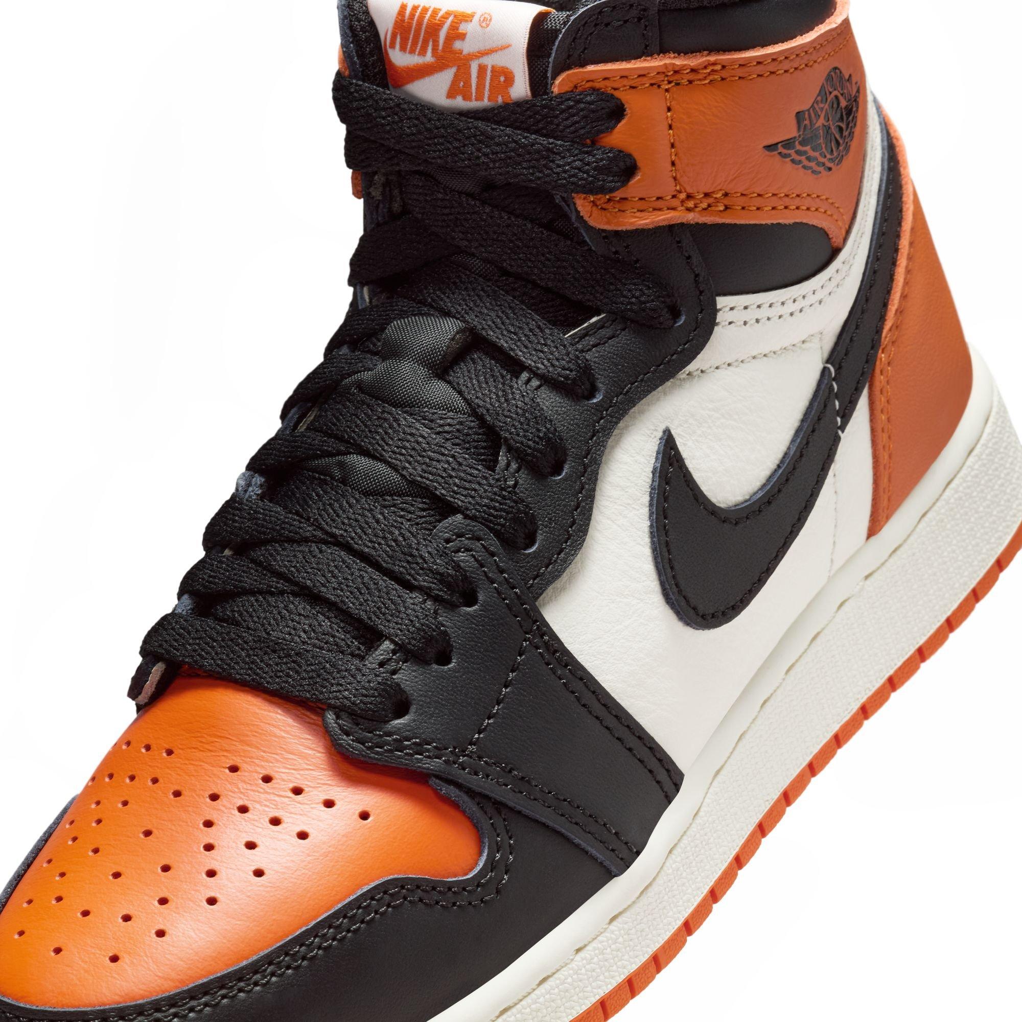 Leather High-Top Jordan 1 Retro OG Kids' Sneakers | Hibbett