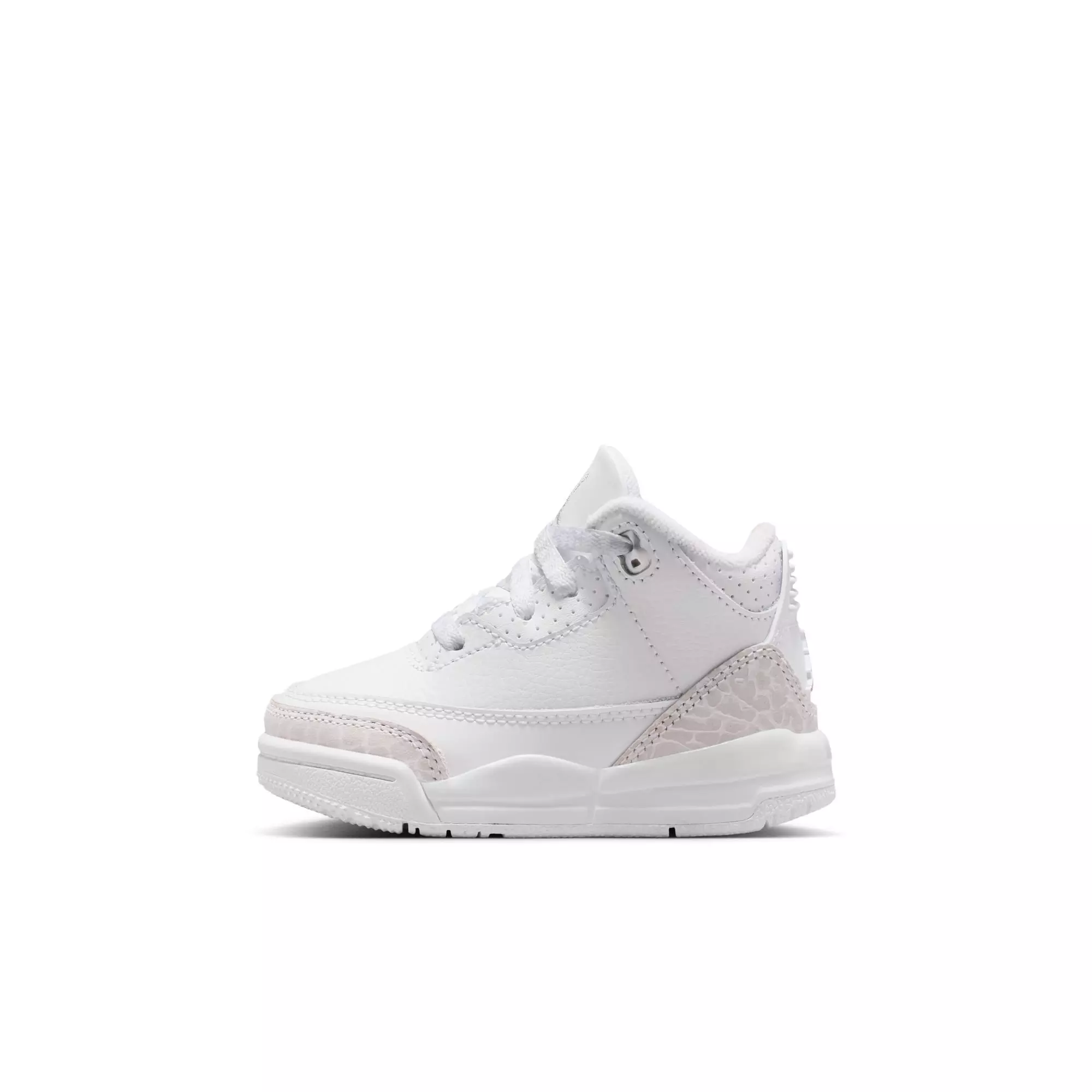 Jordan 3 Retro “Pure Money” Toddler Kids' Shoe - WHITE/METALLIC SILVER