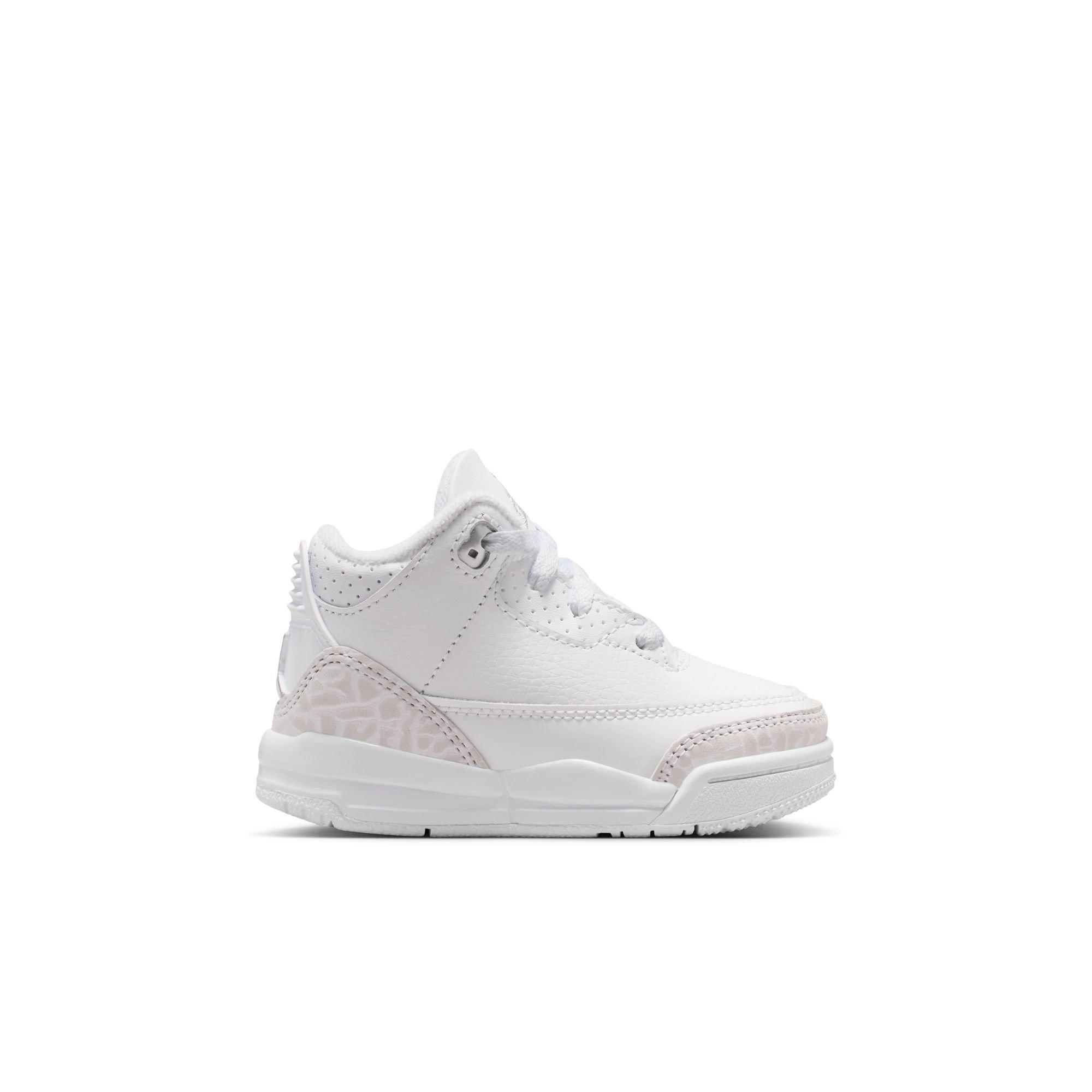 Jordan 3 Retro Pure Money Toddler - White | Hibbett