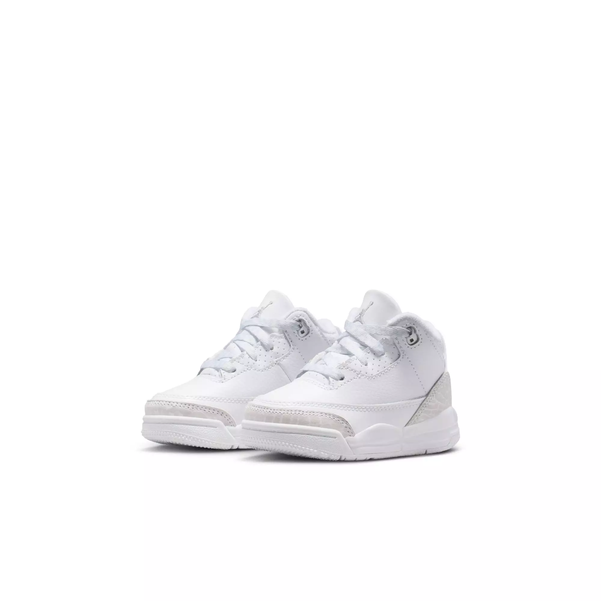 Jordan 3 Retro “Pure Money” Toddler Kids' Shoe - WHITE/METALLIC SILVER