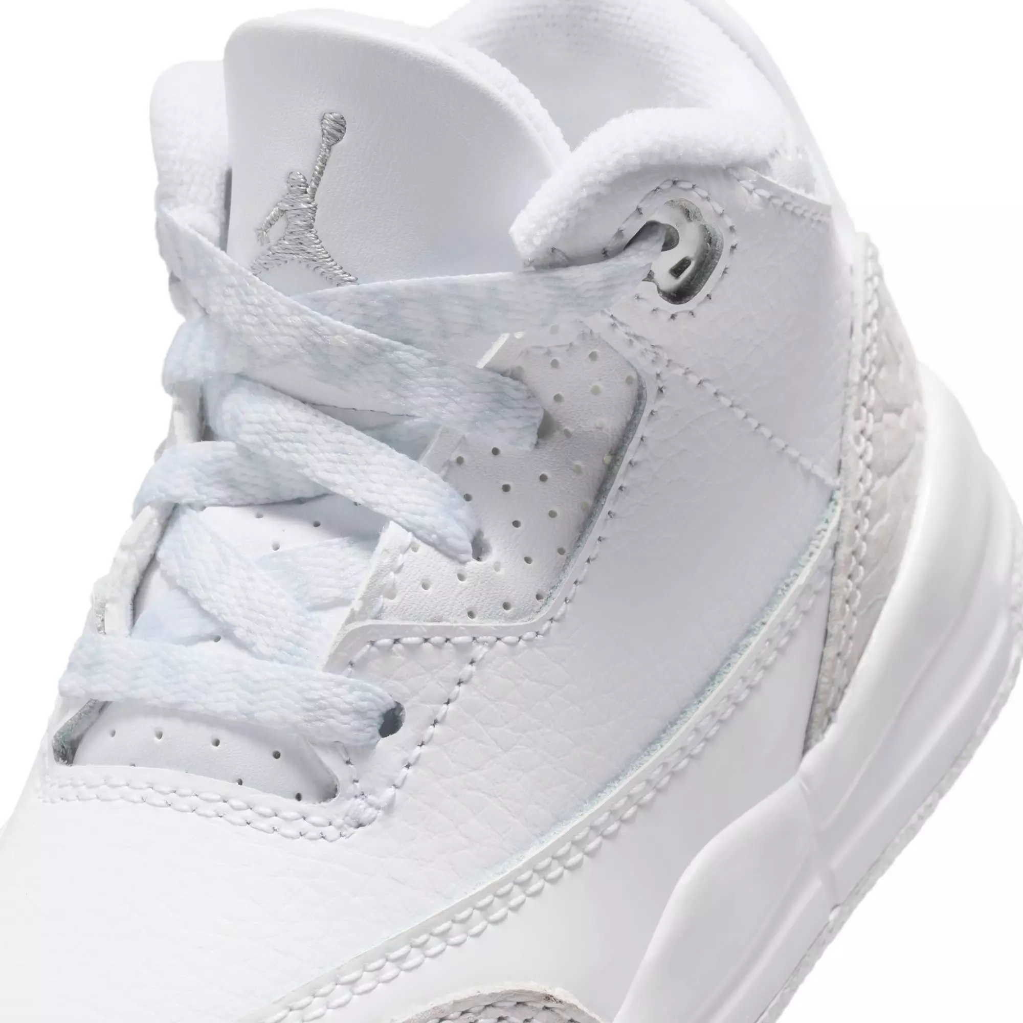 Jordan 3 Retro “Pure Money” Toddler Kids' Shoe - WHITE/METALLIC SILVER
