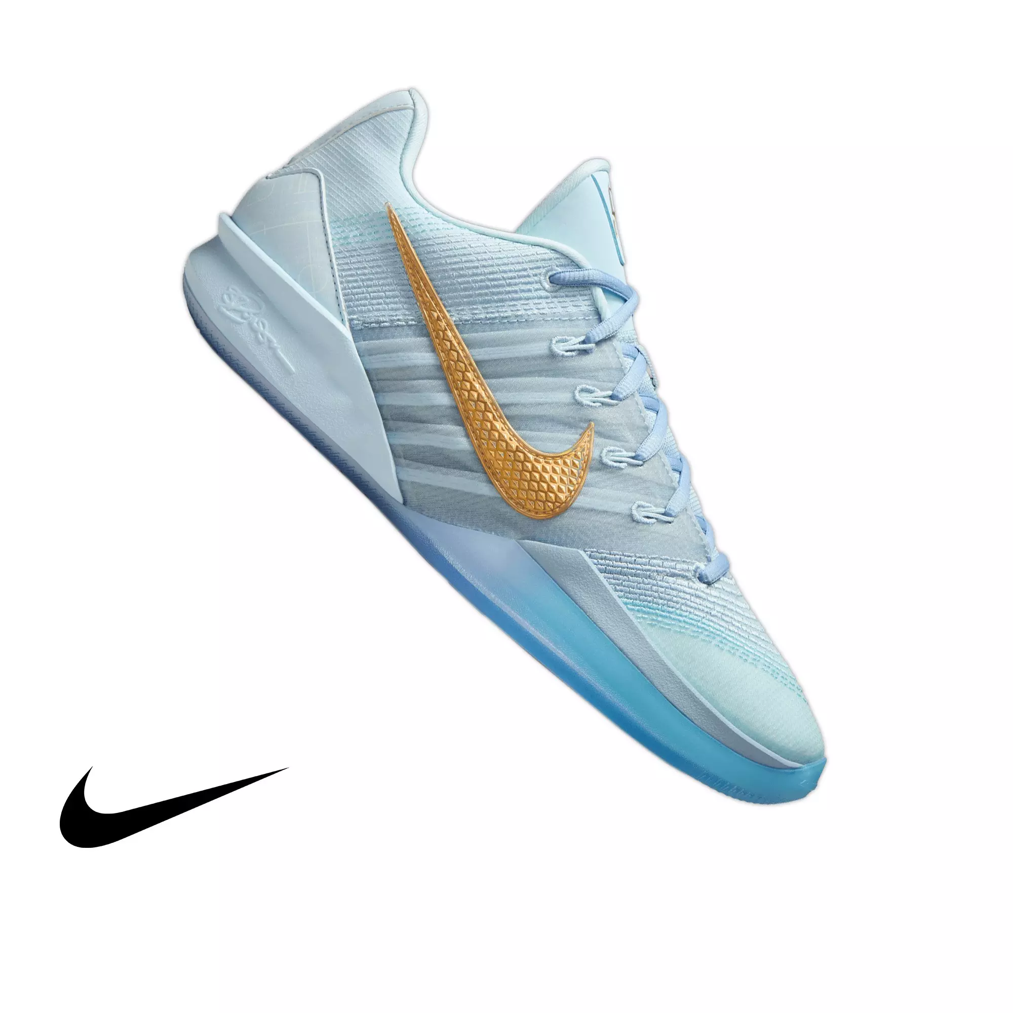 Nike Sabrina 3 "Blueprint" Basketball Shoe - GLACIER BLUE/METALLIC GOLD