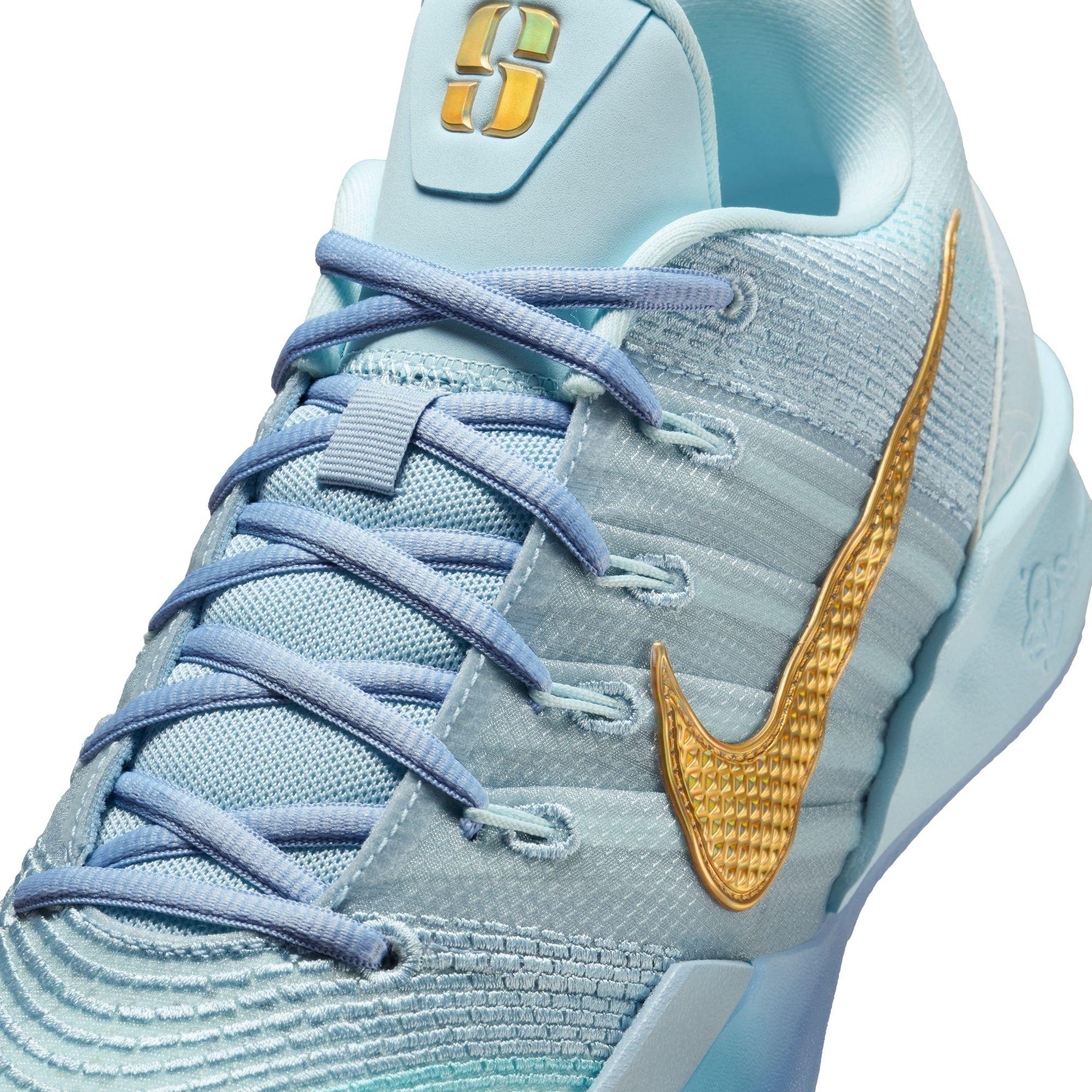 Nike Sabrina 3 "Blueprint" Basketball Shoe - GLACIER BLUE/METALLIC GOLD Thumbnail View 4