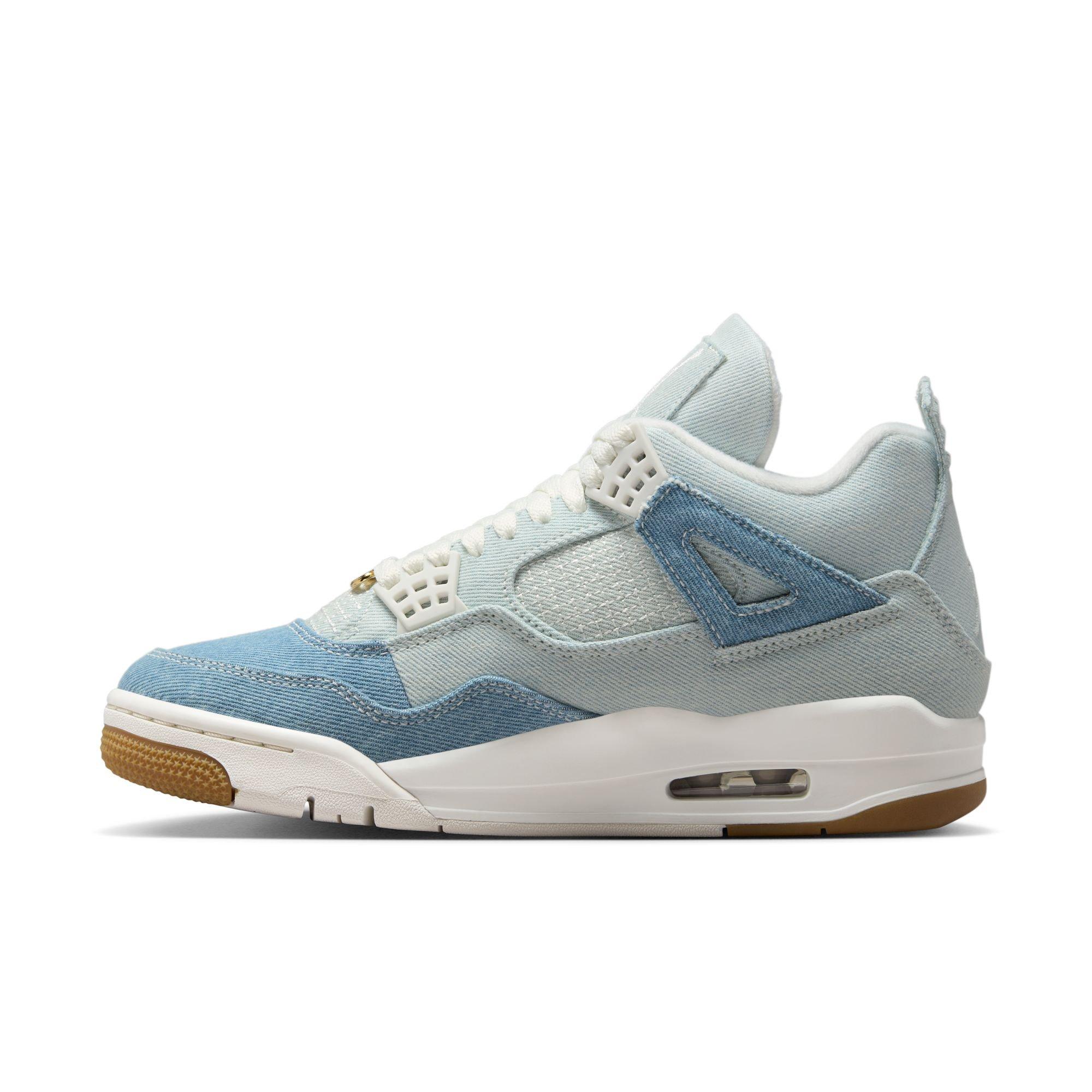 Jordan 4 Retro "Worn Blue" Women's Shoe - DENIM Thumbnail View 9