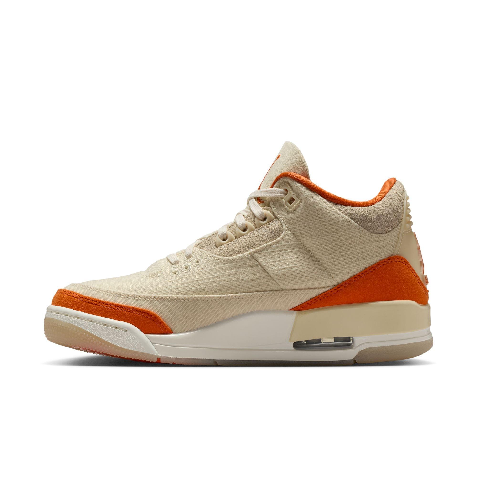 Jordan 3 Retro "Starfish" Women's Shoe - FOSSIL/STARFISH/SAIL Thumbnail View 8